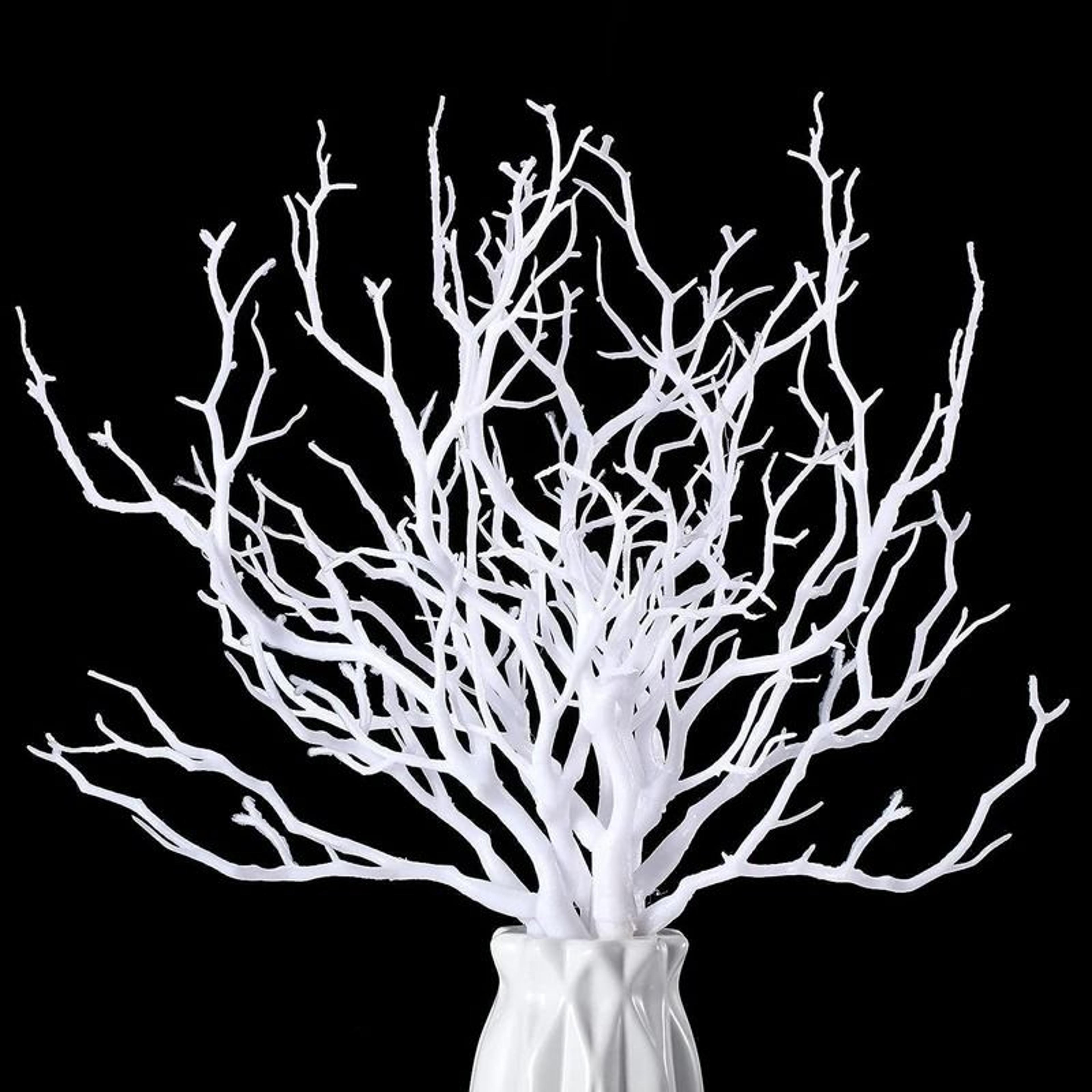 artificial antler tree branches | decorative winter twig plants | modern christmas & wedding table decor