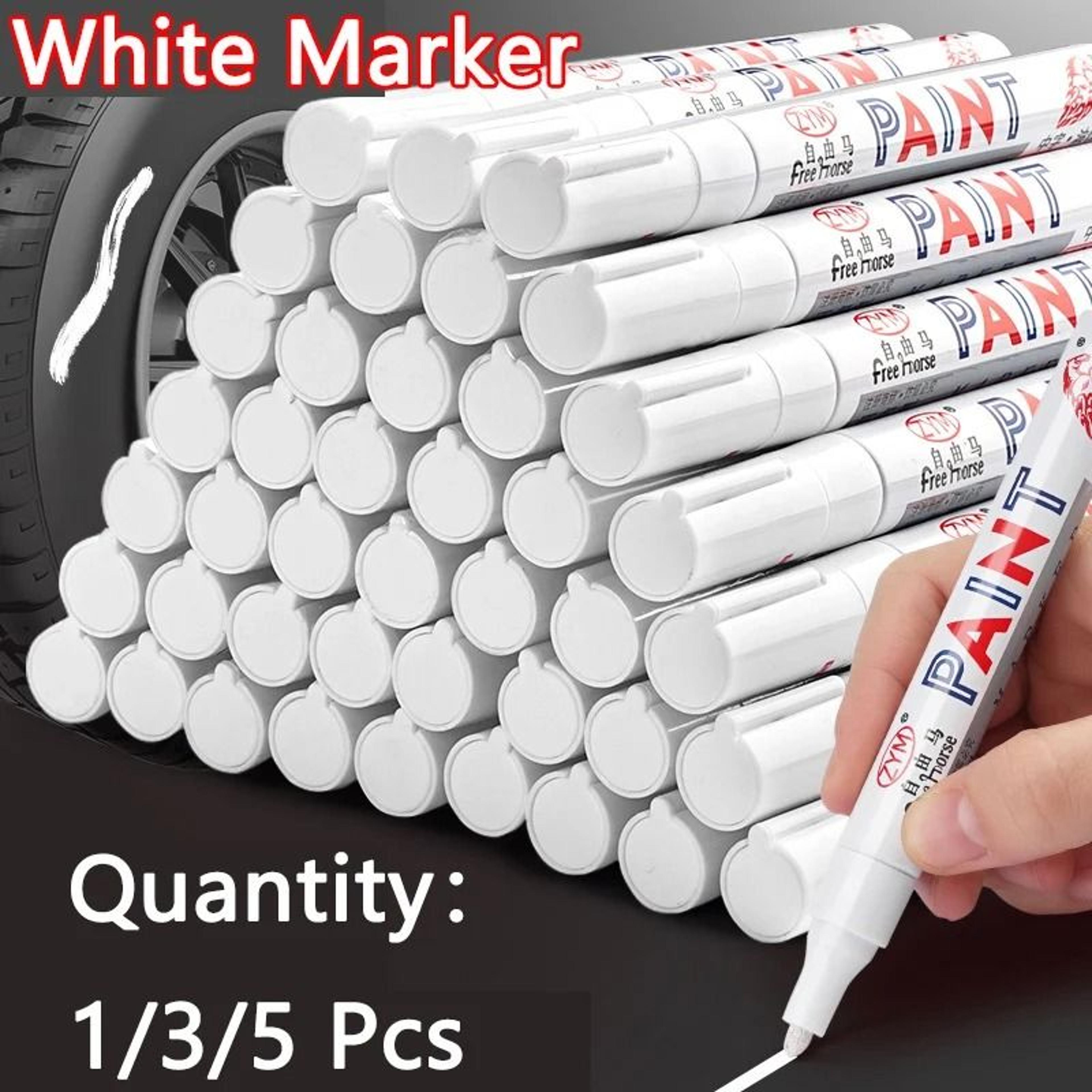 waterproof oily white marker pen and high-visibility graffiti interface