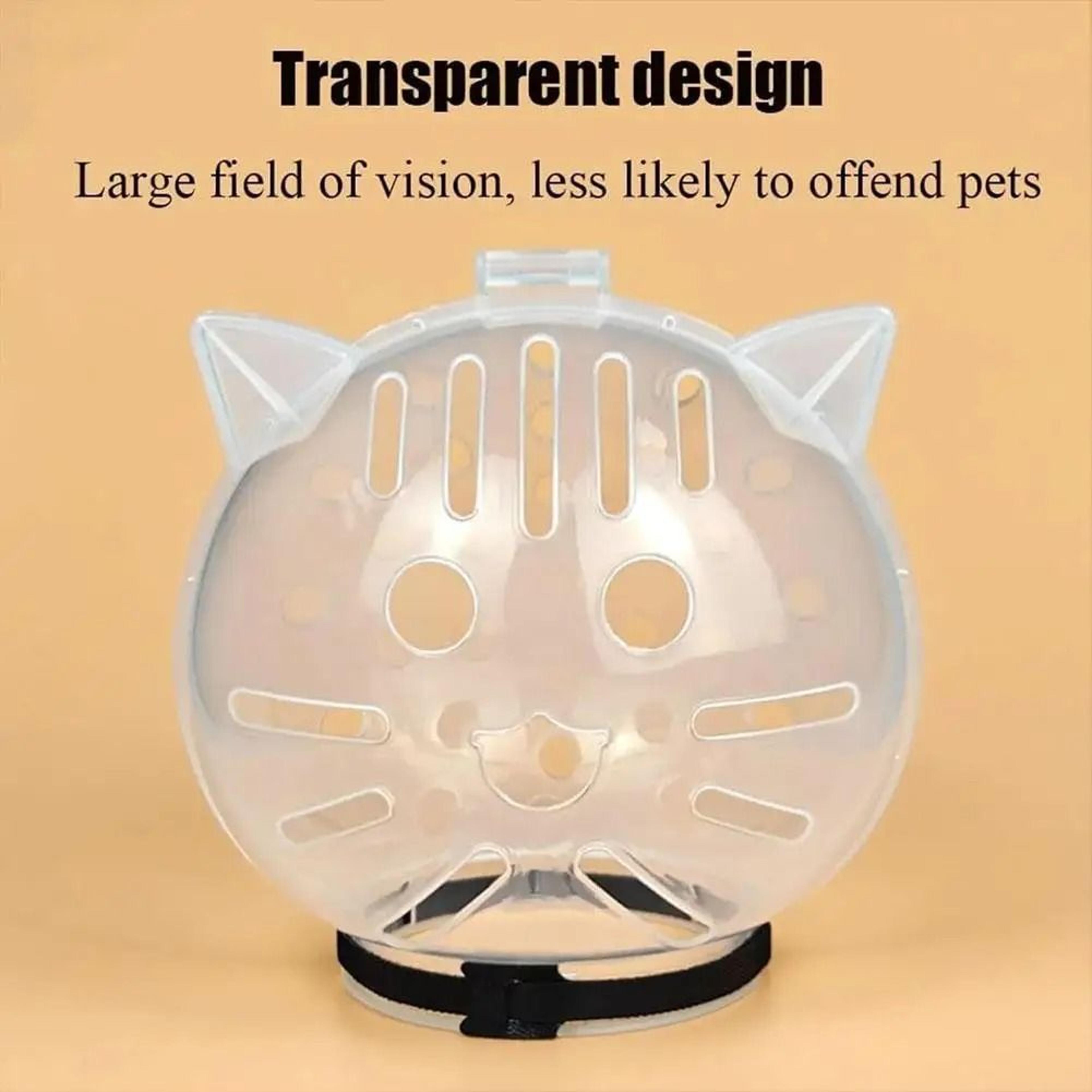 high-reliability "space helmet" anti-bite grooming mask