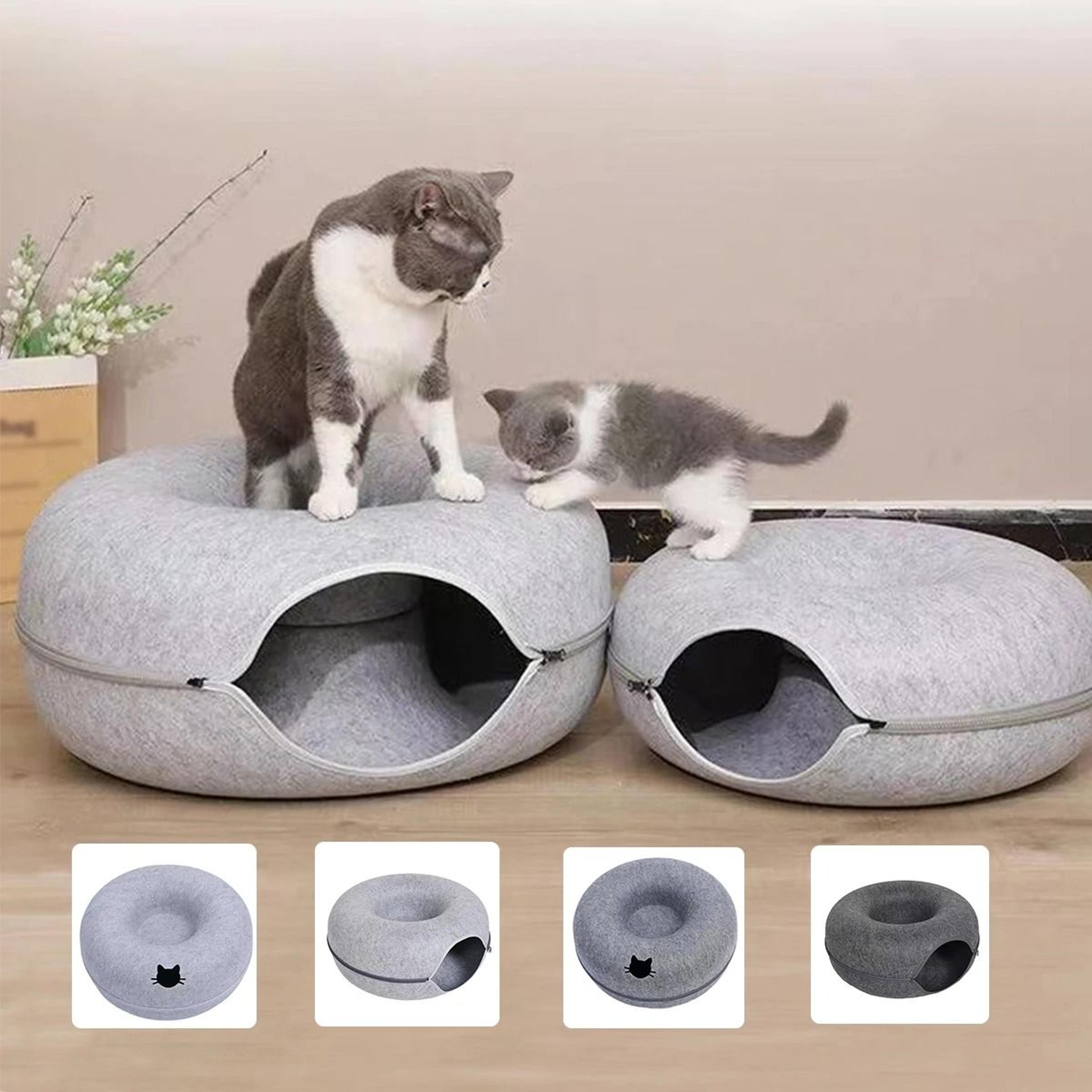 felt-donut interactive tunnel bed