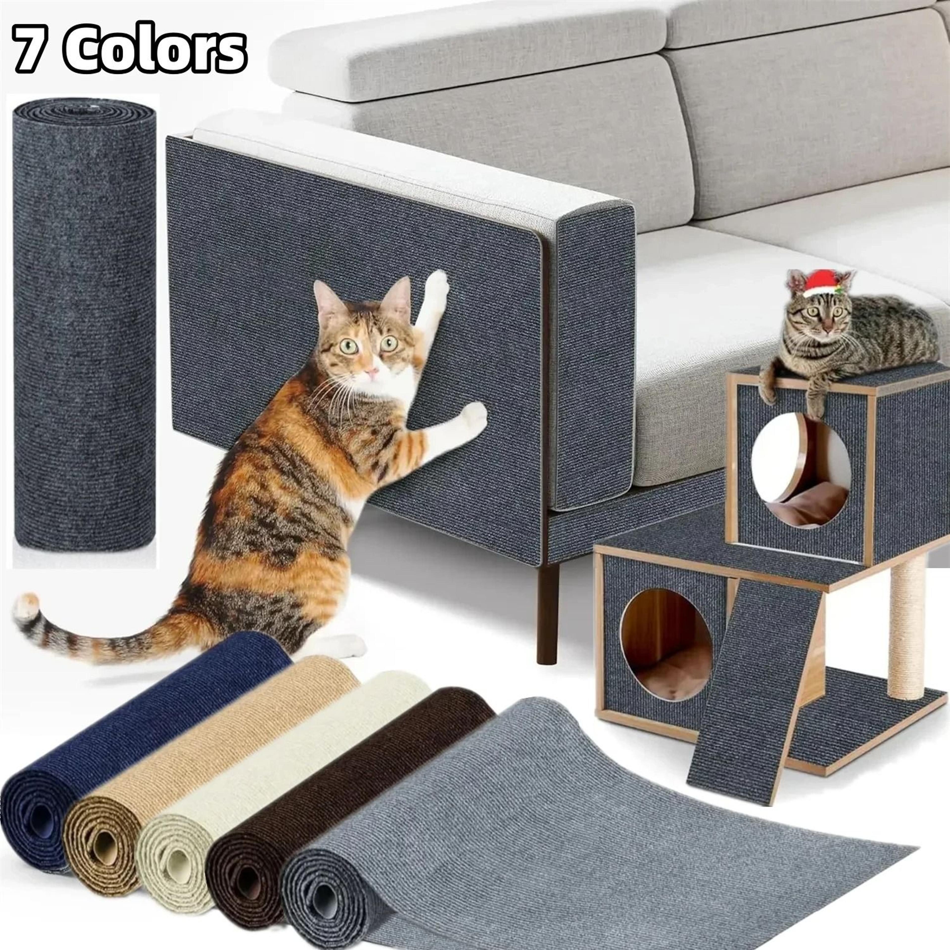 self-adhesive multi-color trimmable carpet scratching mat
