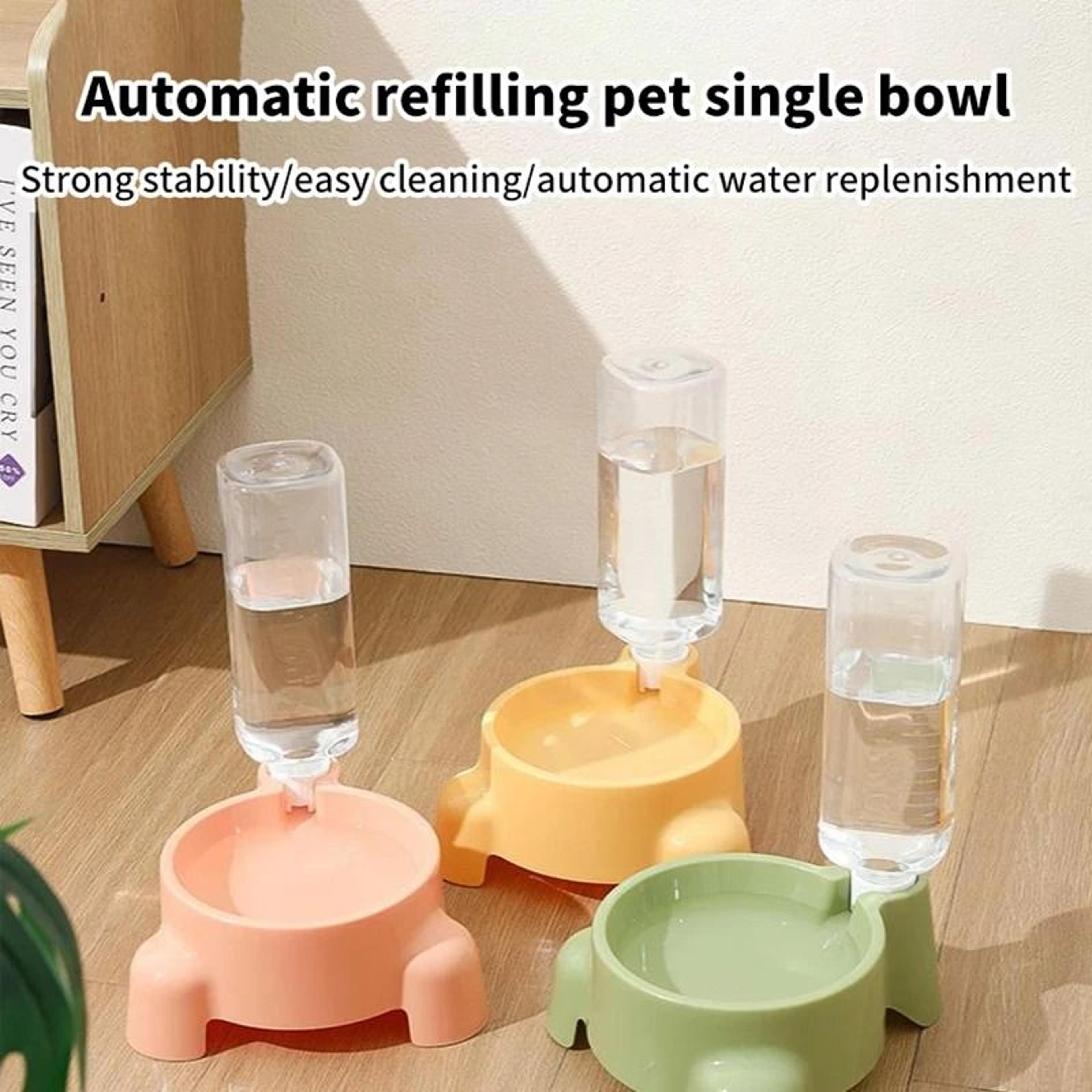automatic pet water bottle dispenser bowl
