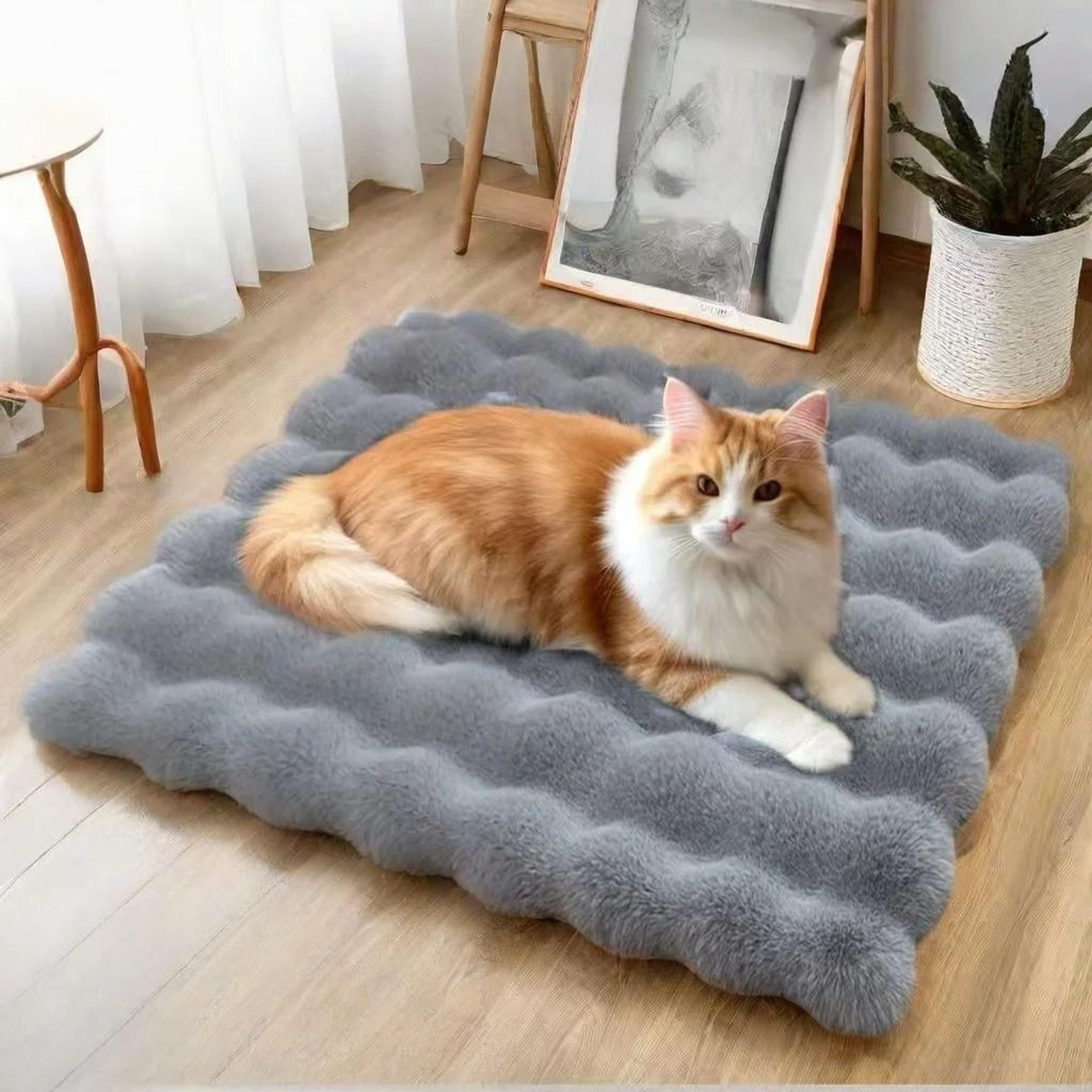 all-season universal plush pet mat and warm sleeping bed blanket