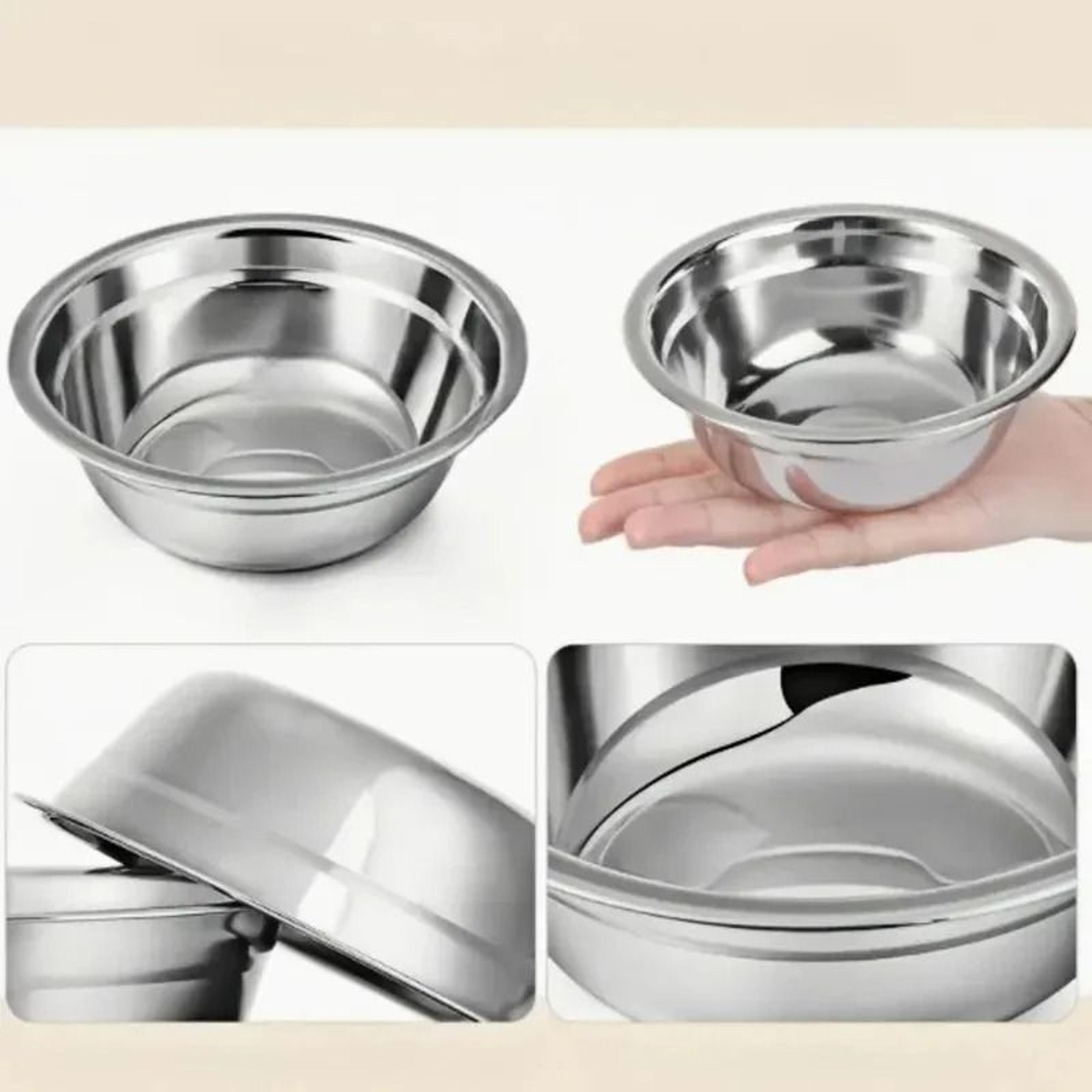 stainless steel anti-slip cage-compatible pet bowls set