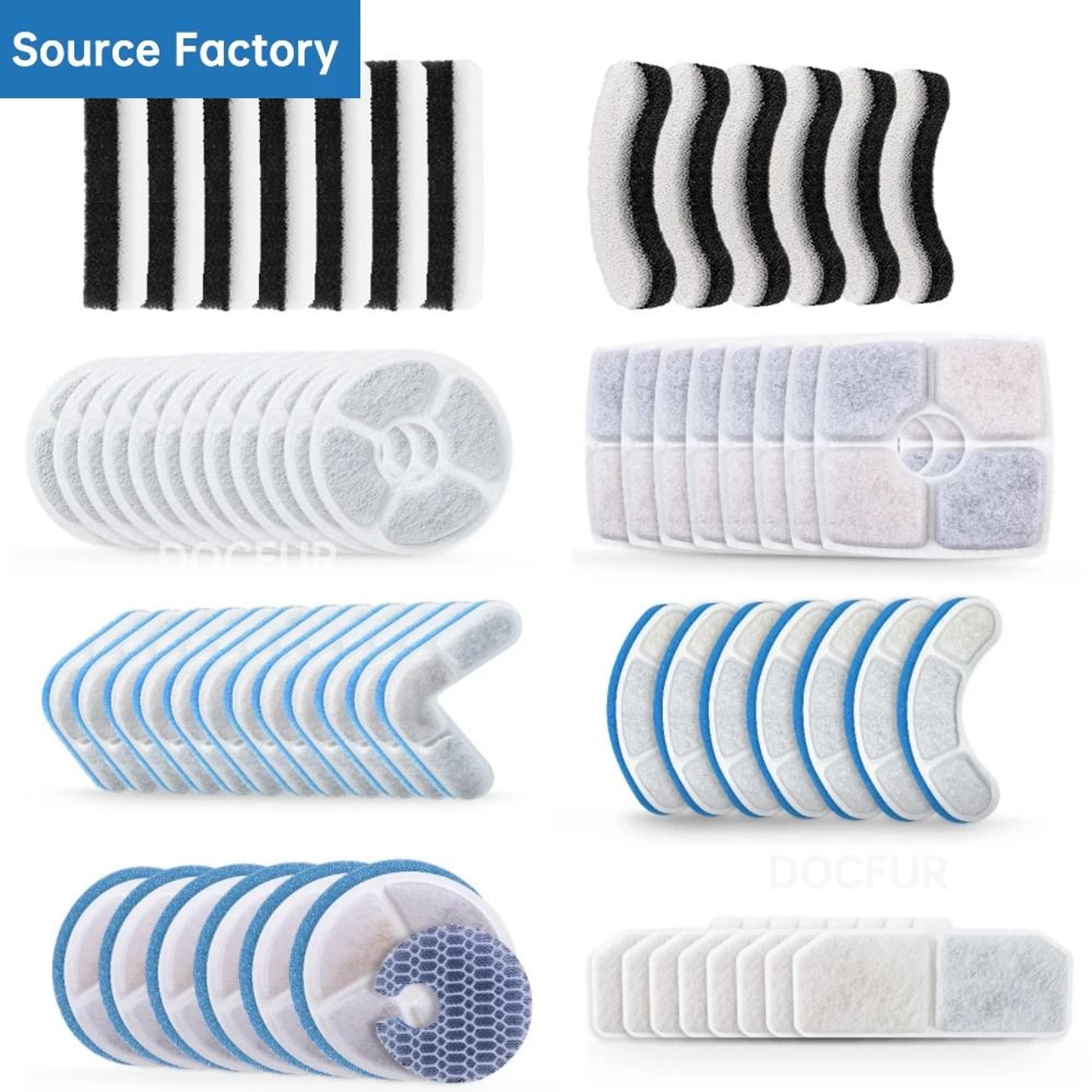 premium multi-stage replacement filters for cat water fountains professional pet dispenser accessories