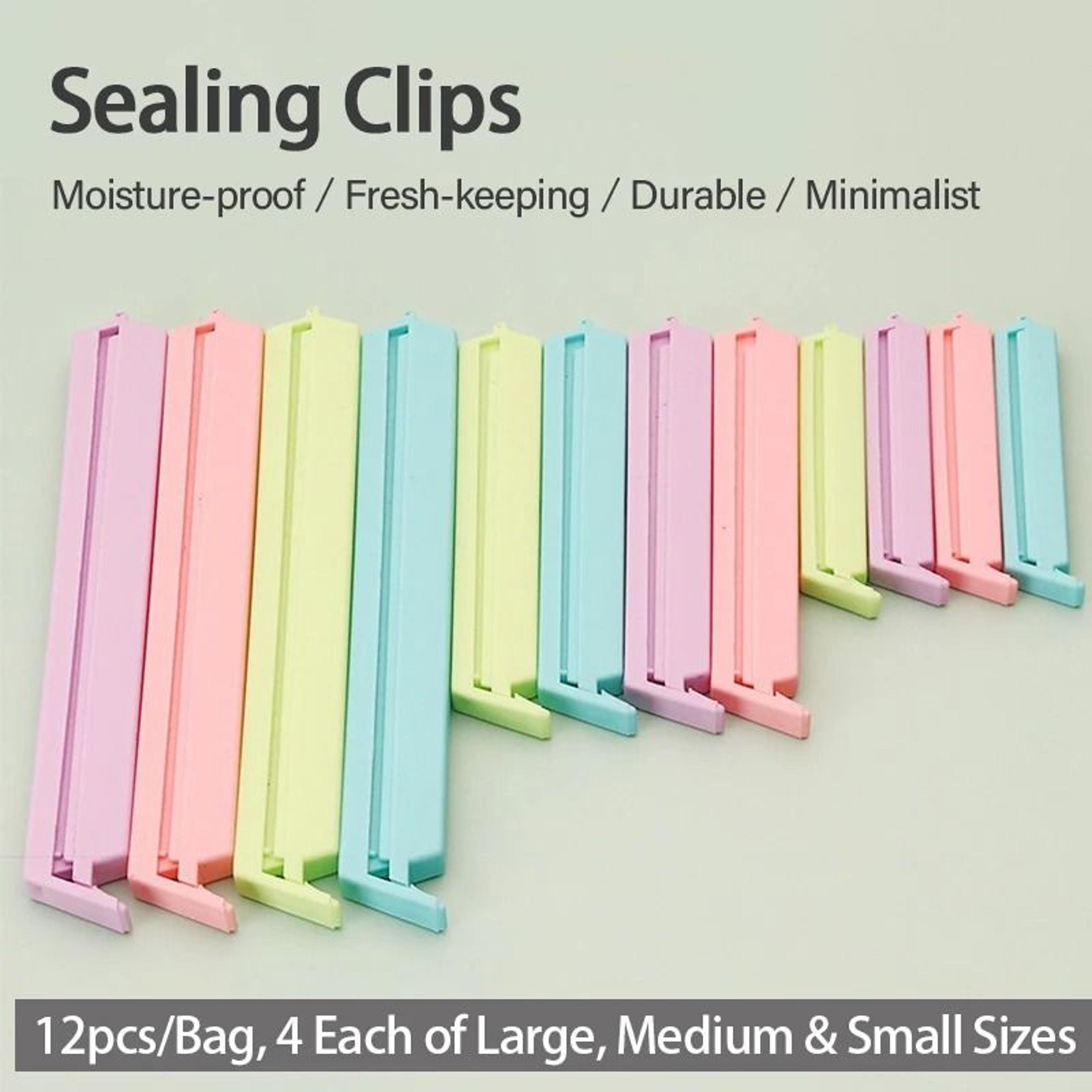 portable food saver sealing bag clips & freezer clamp tools