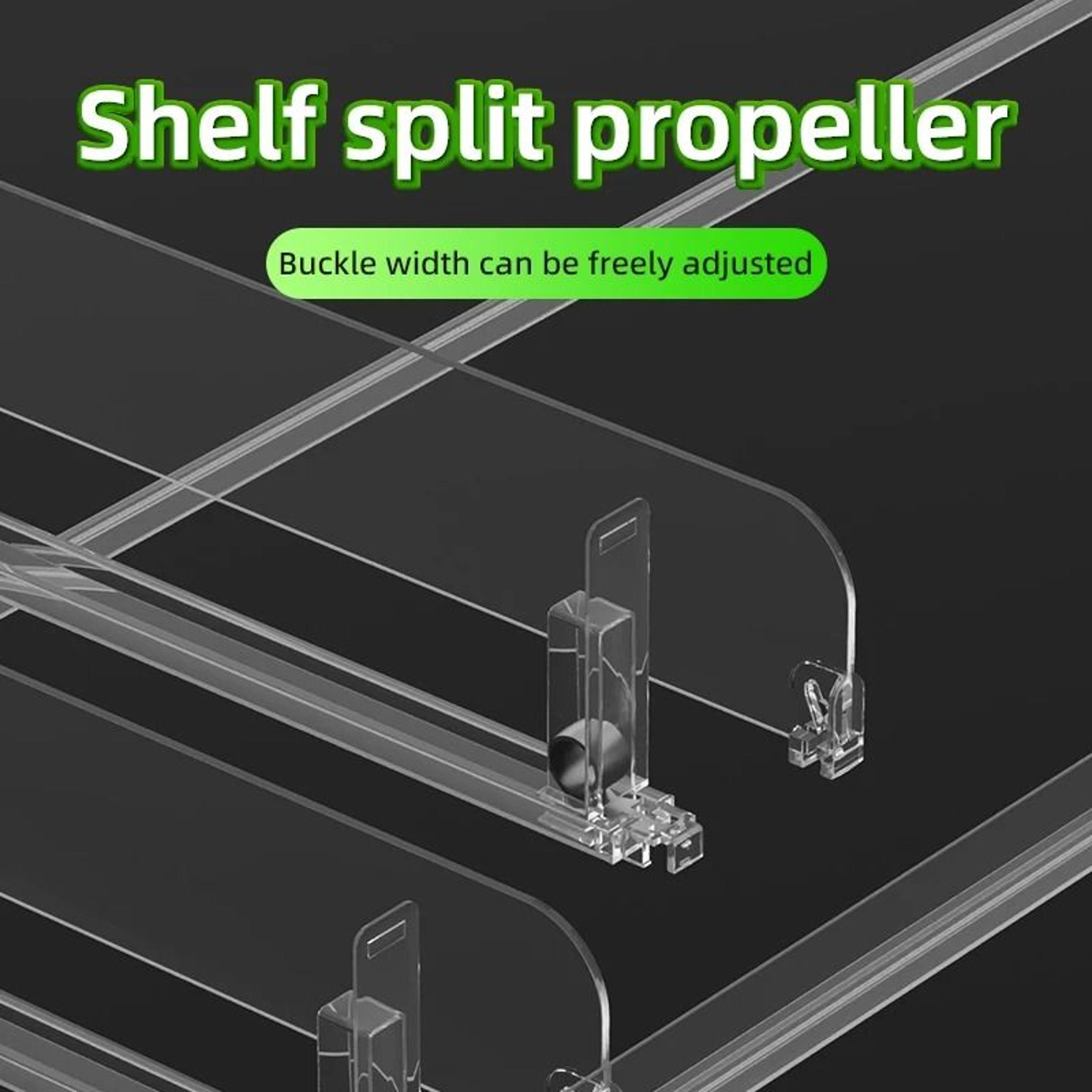 19mm automatic shelf pusher propeller & countertop cosmetics classified display storage rack