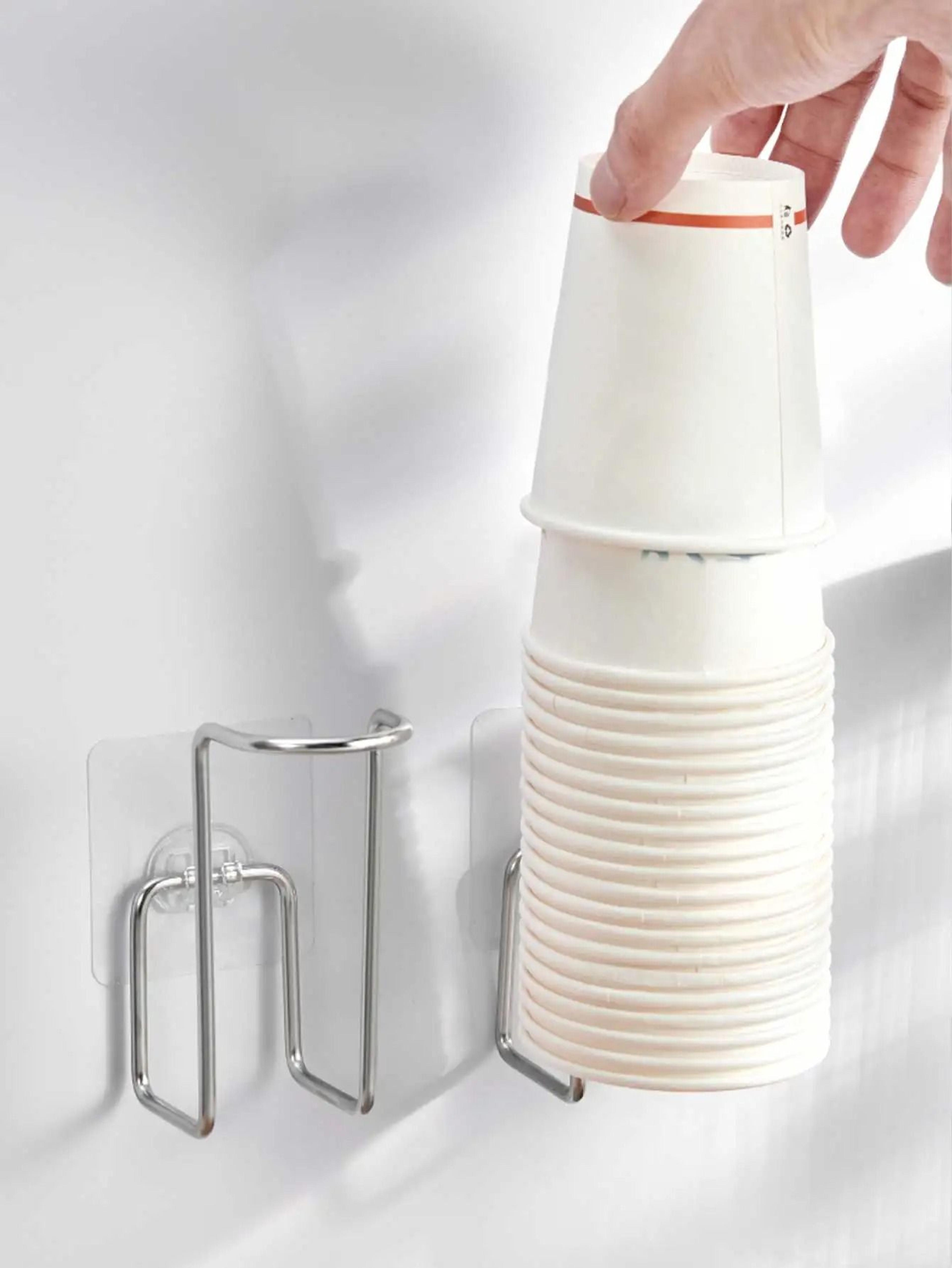 worthbuy wall-mounted stainless steel disposable cup holder