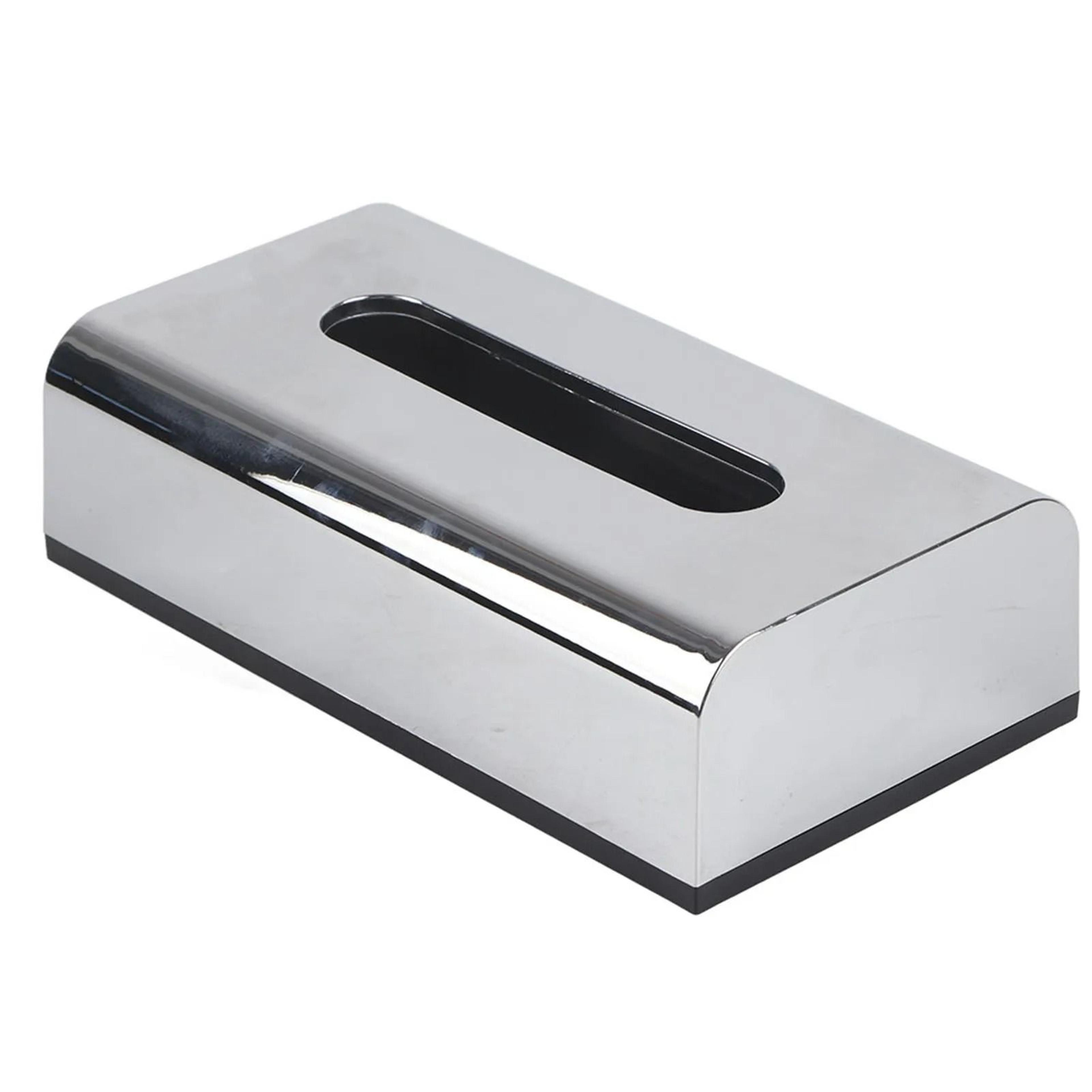 electroplated plastic tissue box holder and luxury storage container