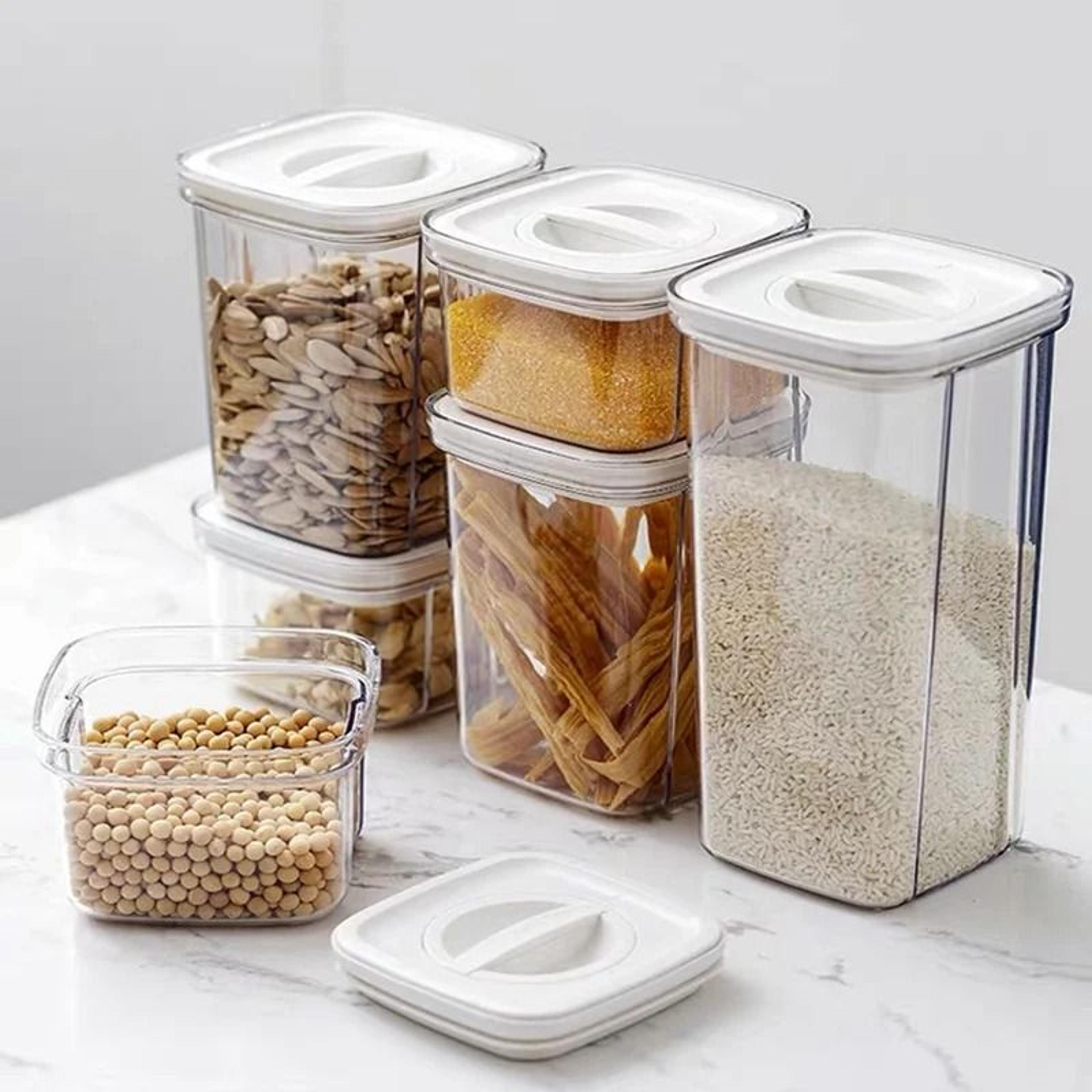 sealed kitchen grain storage jars & moisture-proof organizer tanks