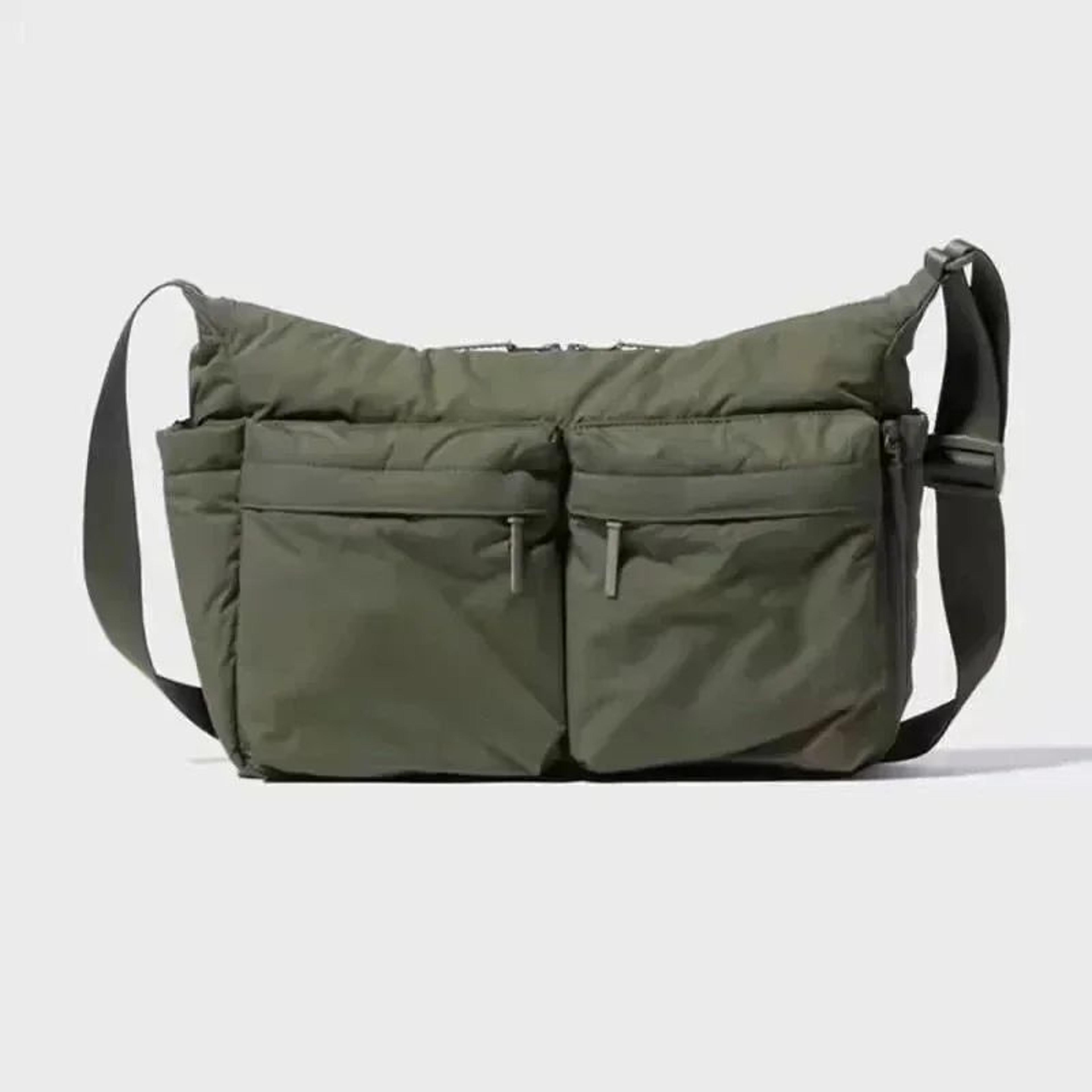 casual multi pocket messenger bag for women nylon shoulder bag large handbag travel shopping tote purse