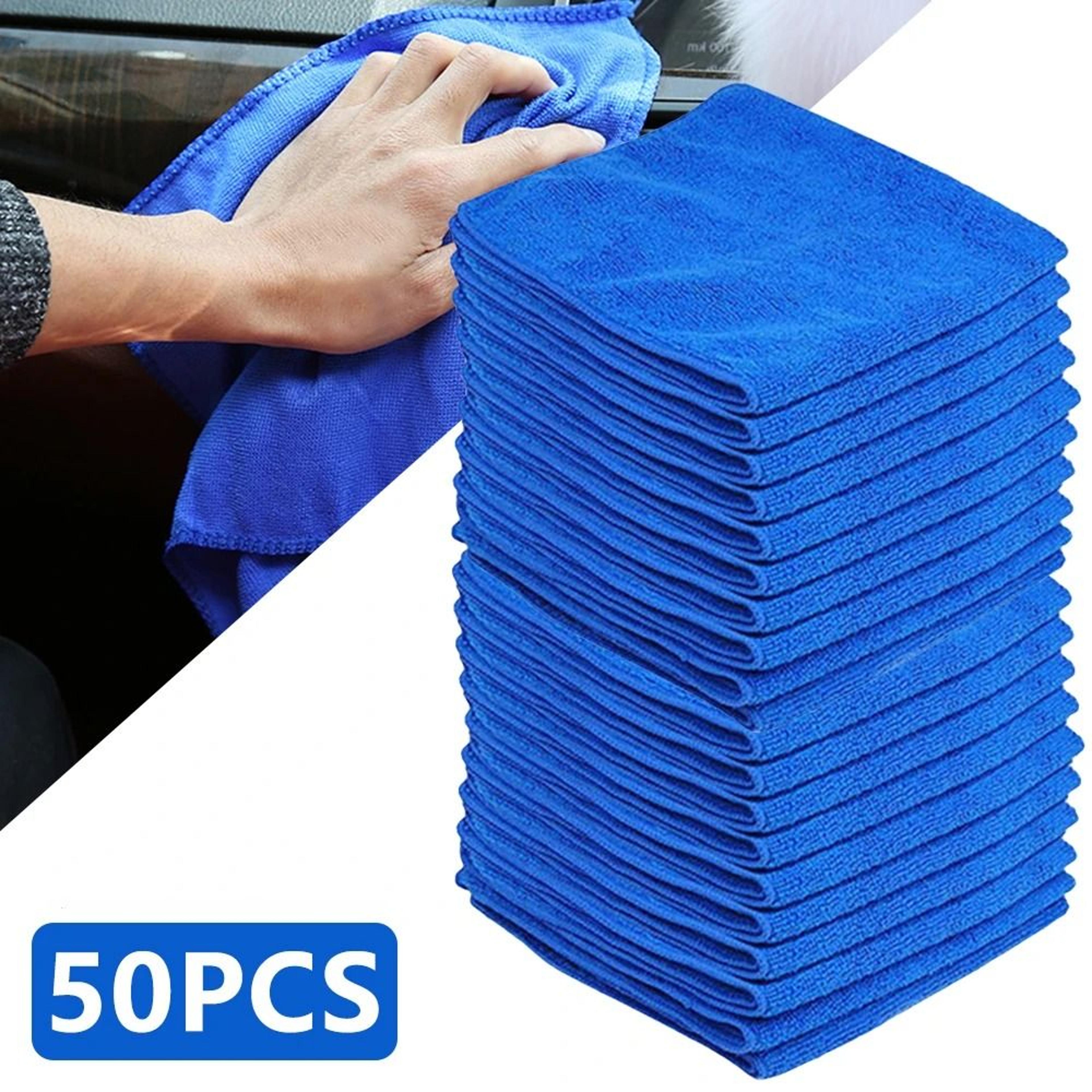 ultra-absorbent lint-free microfiber cleaning cloths