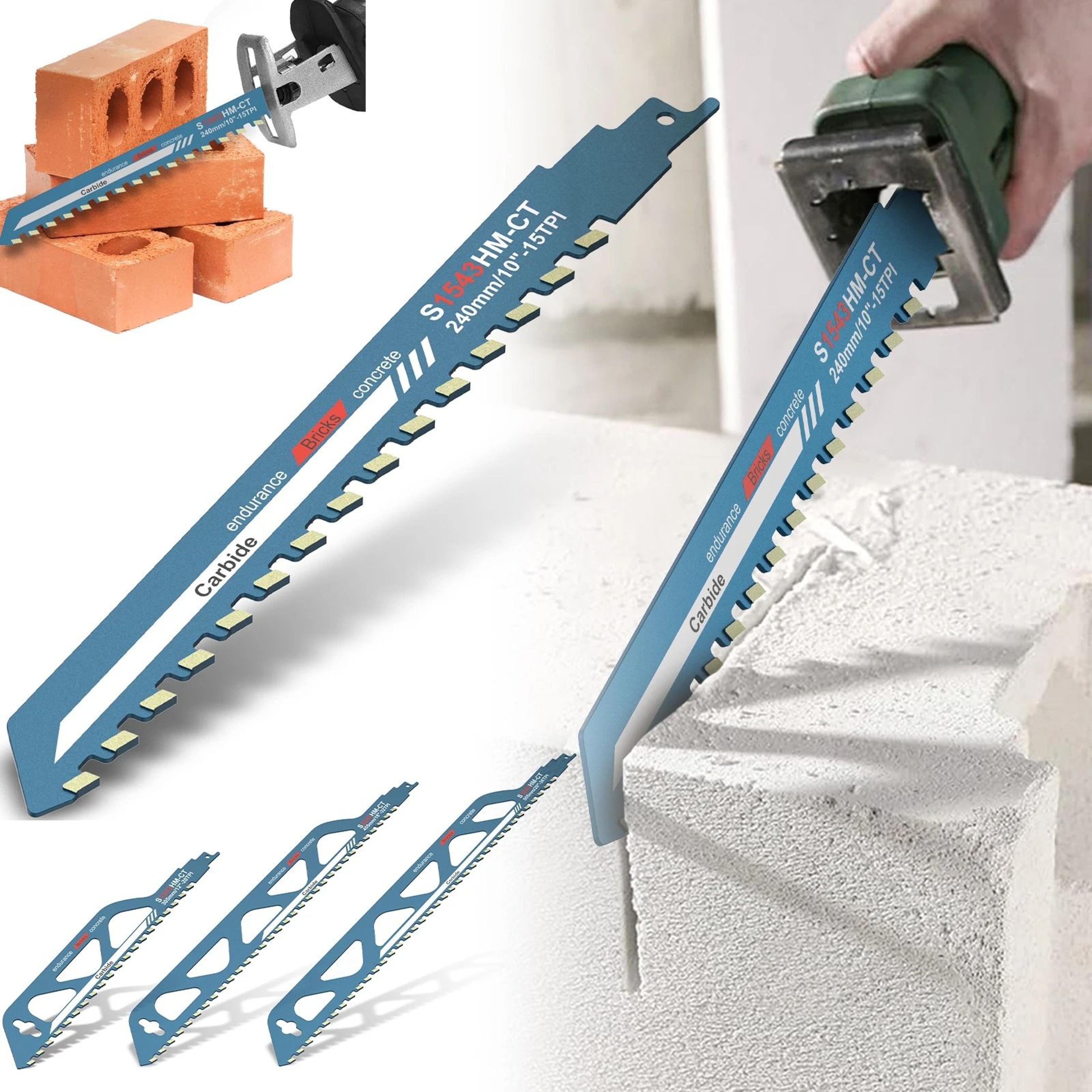 premium heavy-duty masonry reciprocating saw blade