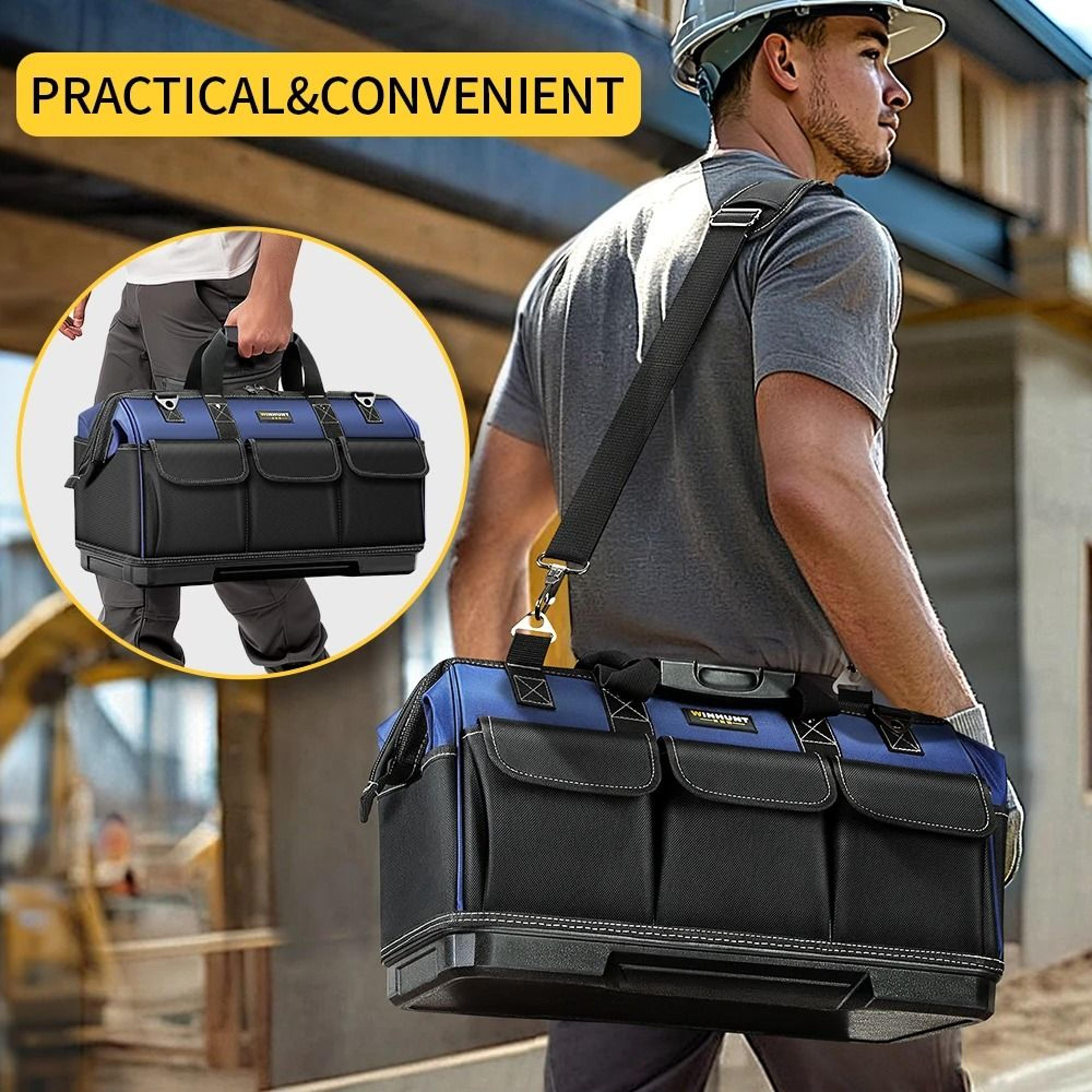 winhunt thickened large-capacity canvas electrician special tool bag