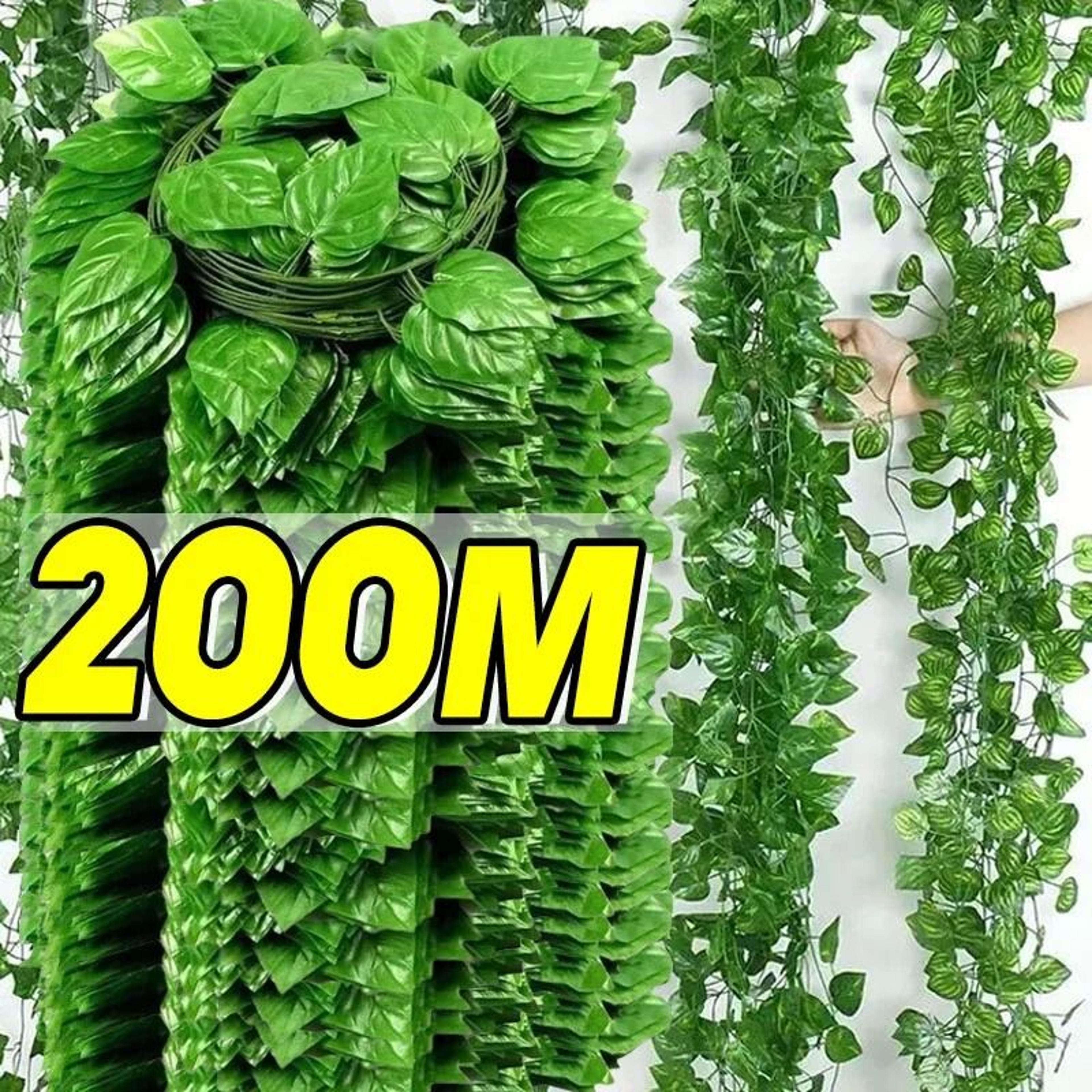 artificial green ivy leaf rattan creeper vine fleet