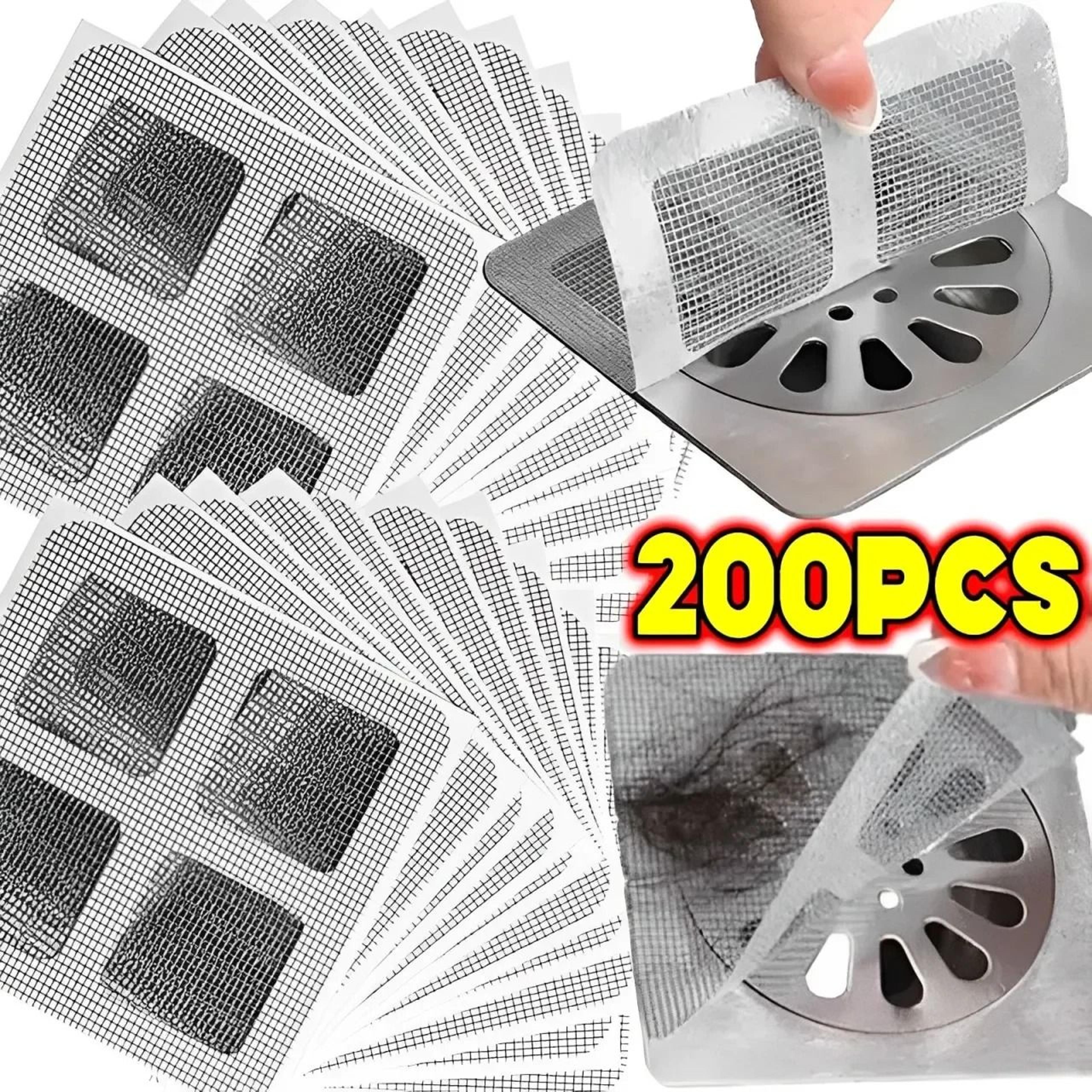disposable shower drain mesh hair catchers
