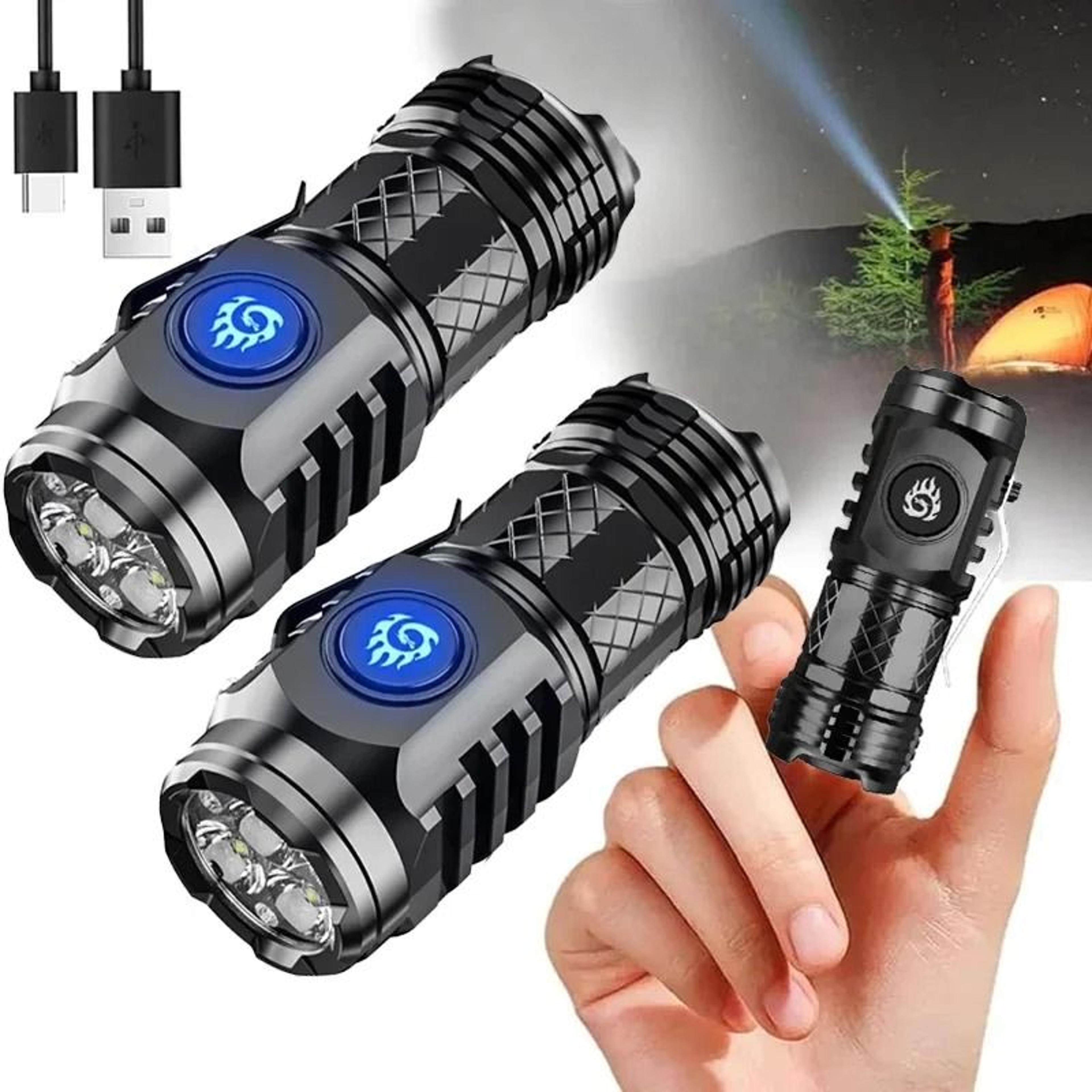 multi-mode rechargeable tactical handheld flashlight