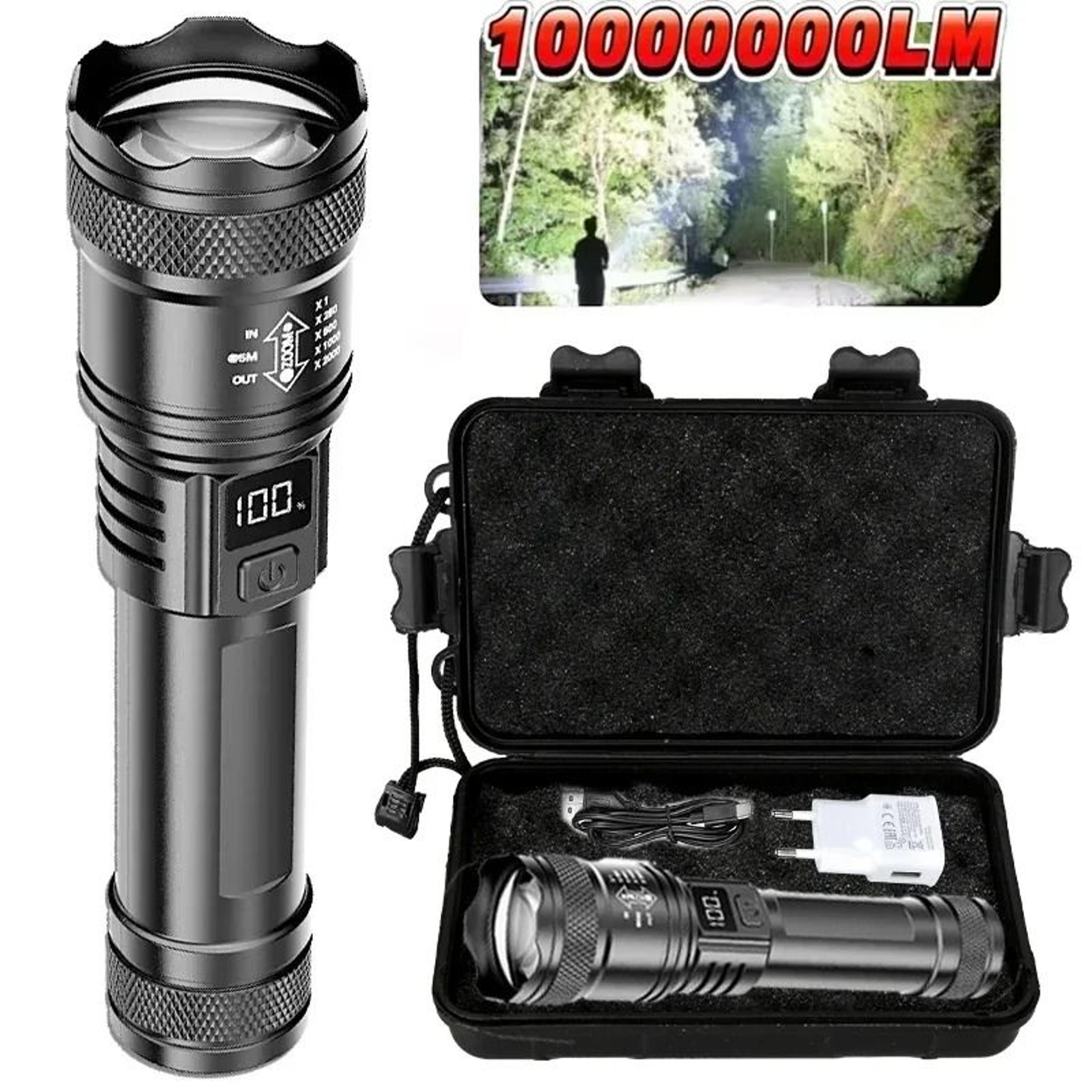 2000lm ultra-bright p50 tactical edc flashlight