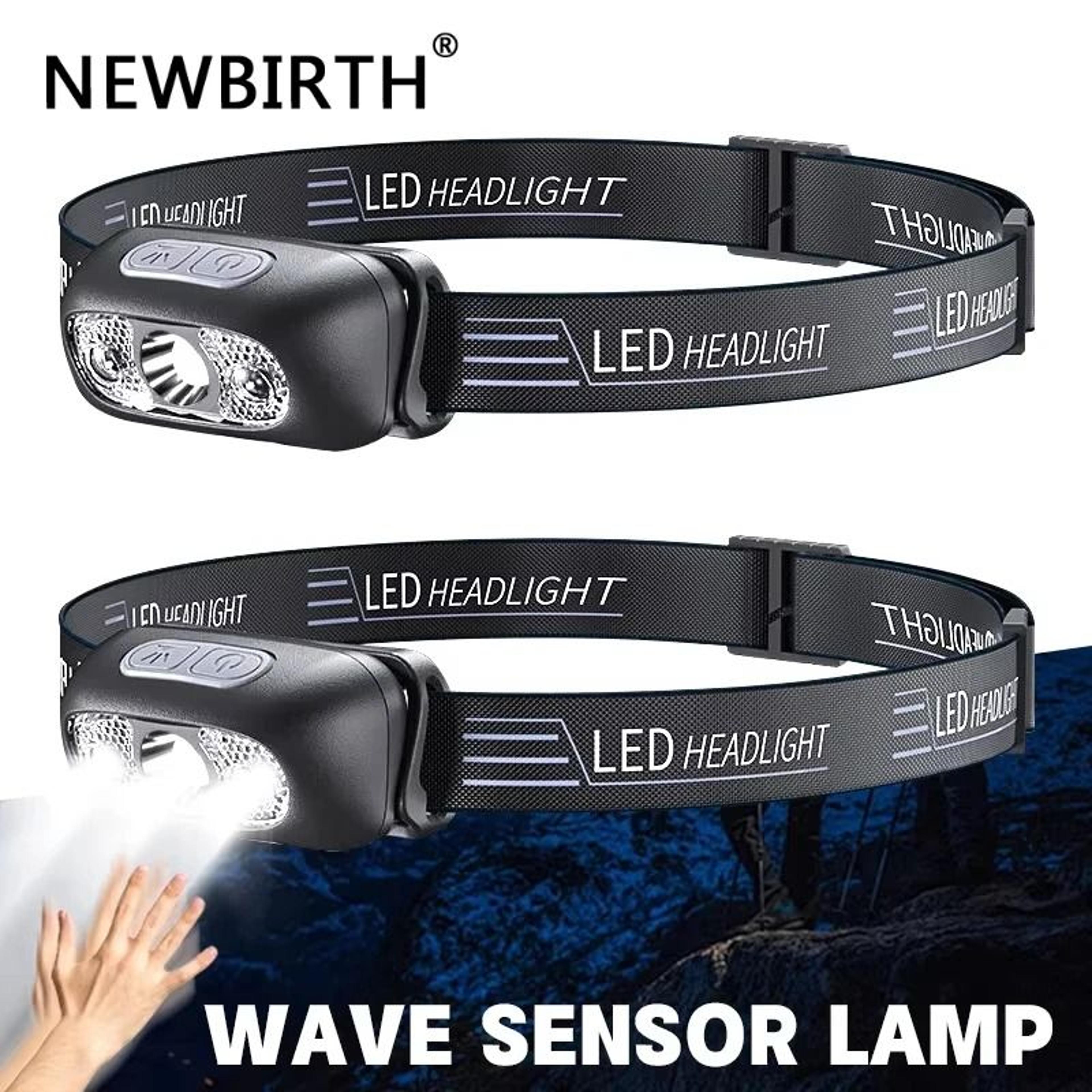 500 lumen motion sensor rechargeable led headlamp