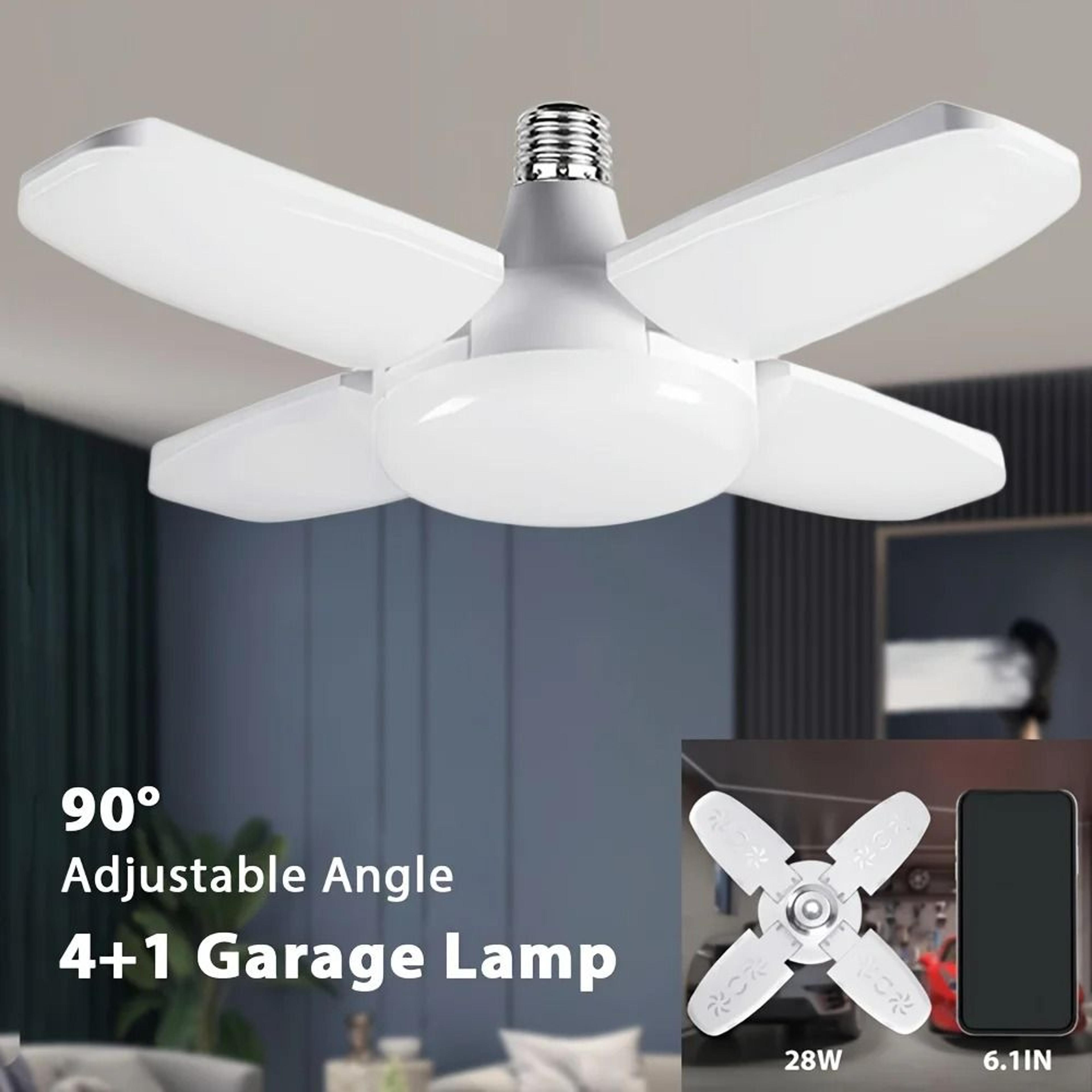 28w foldable 4-leaf led ceiling deformable lamp