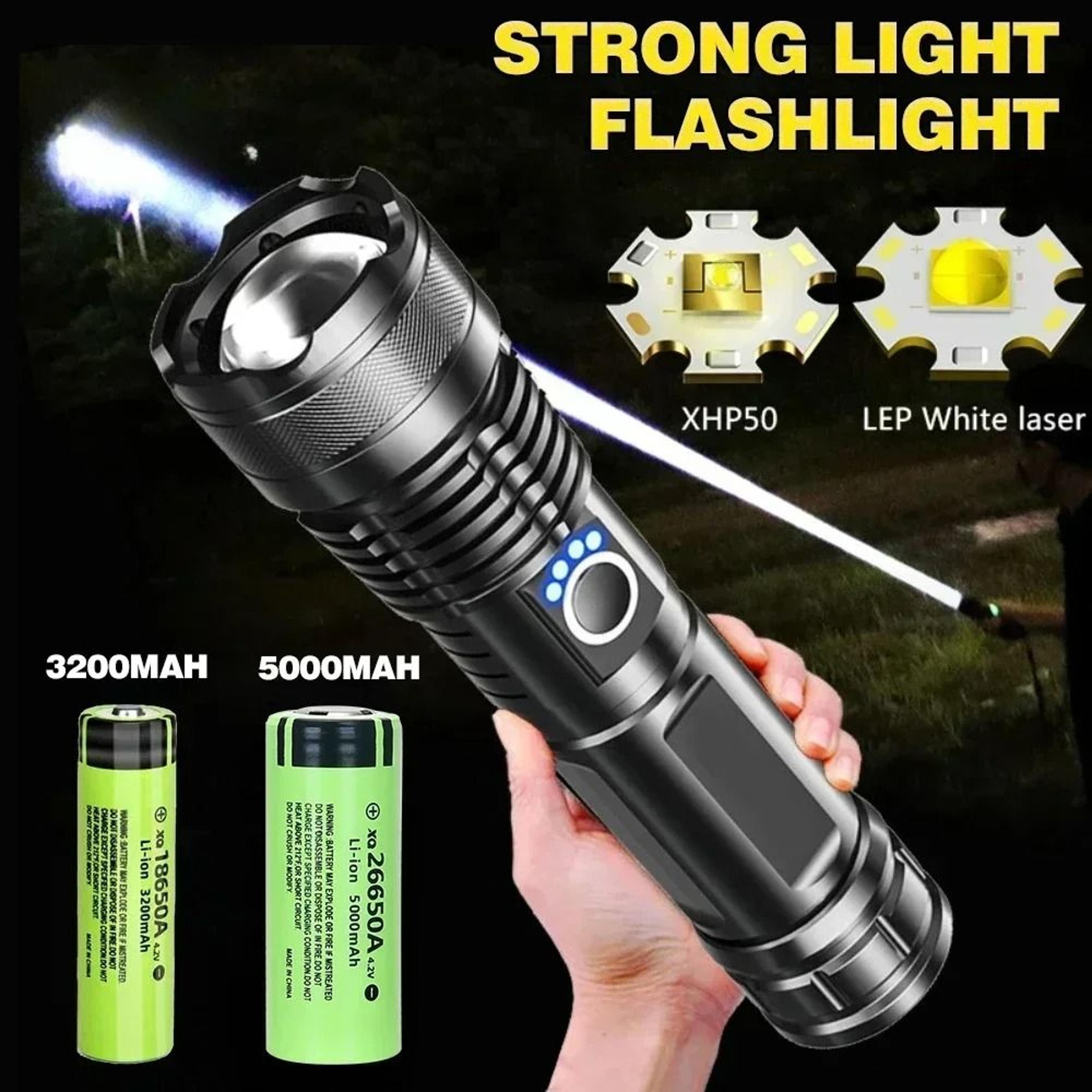 high-lumens super-bright tactical handheld flashlight