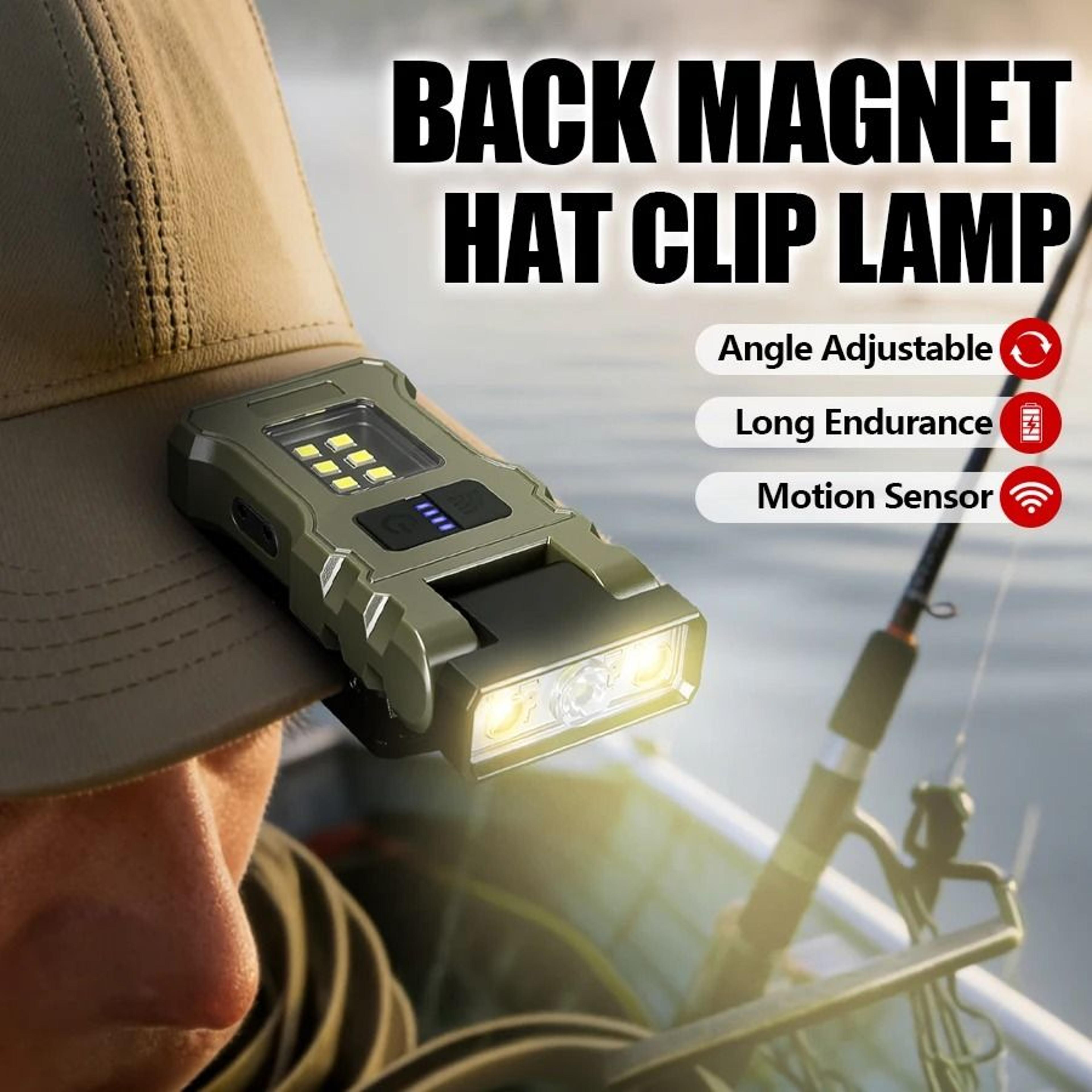 400lm multi-functional magnetic clip-on usb-c work headlamp