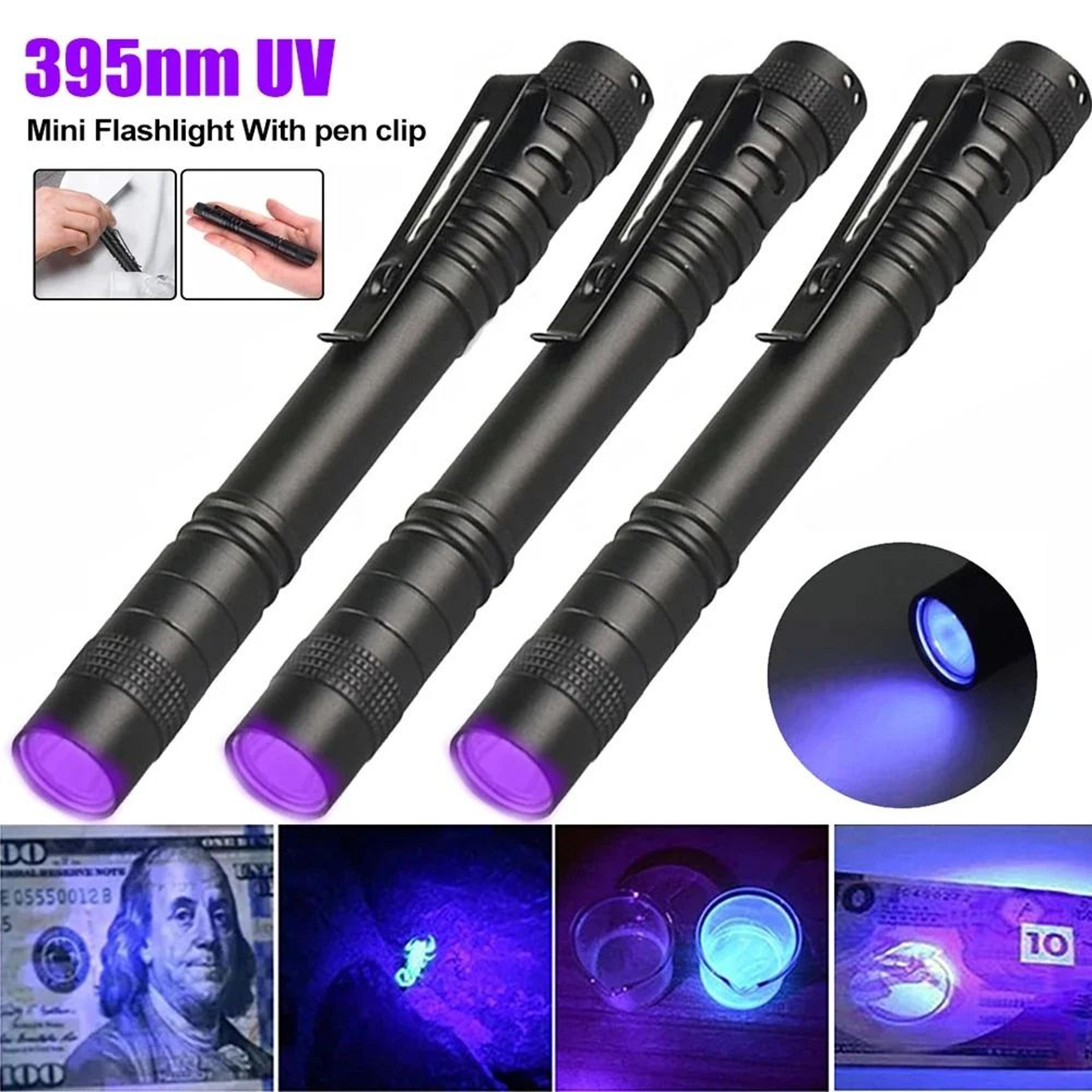 395nm uv ultraviolet mini pen light inspector