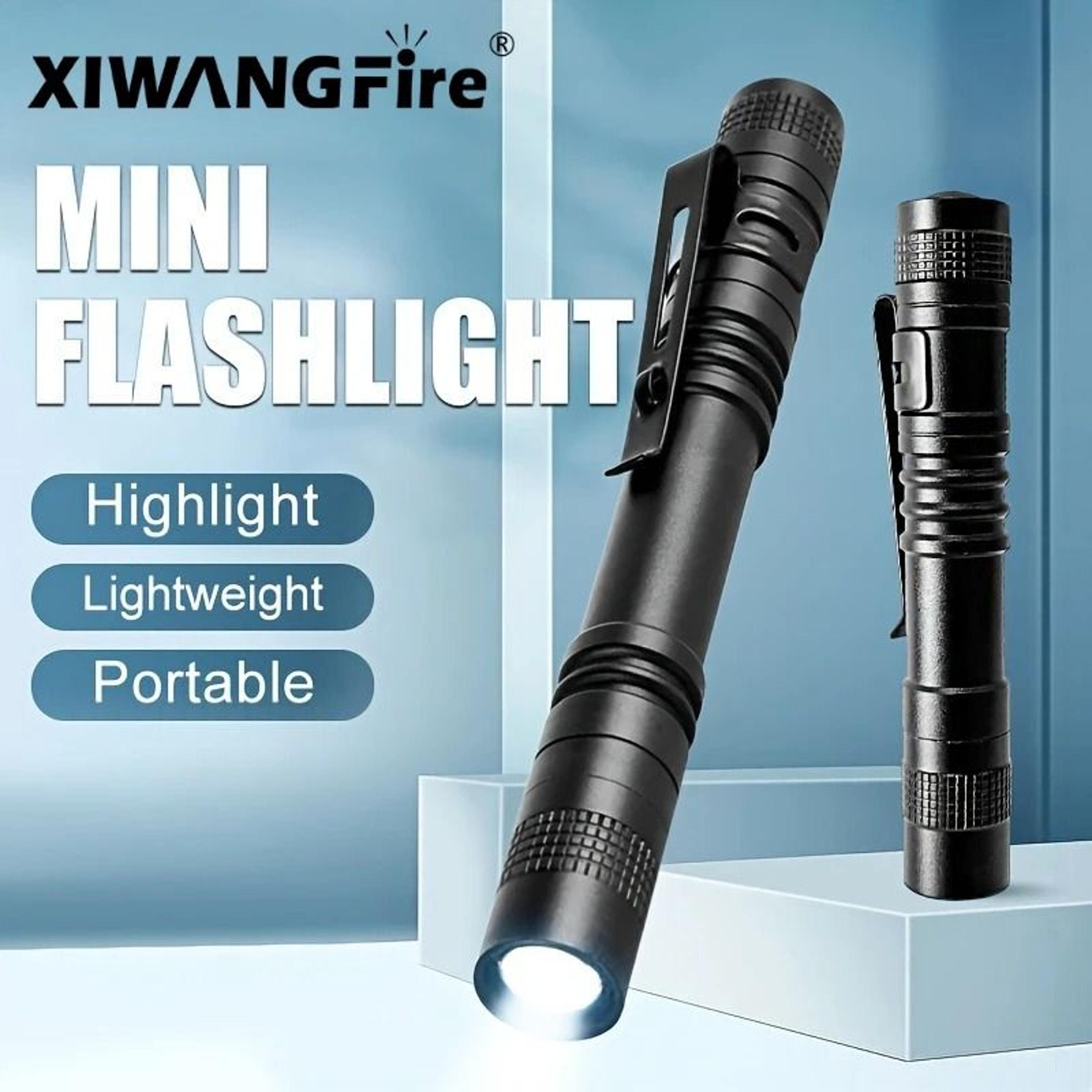 mini portable high-lumens pocket led pen flashlight