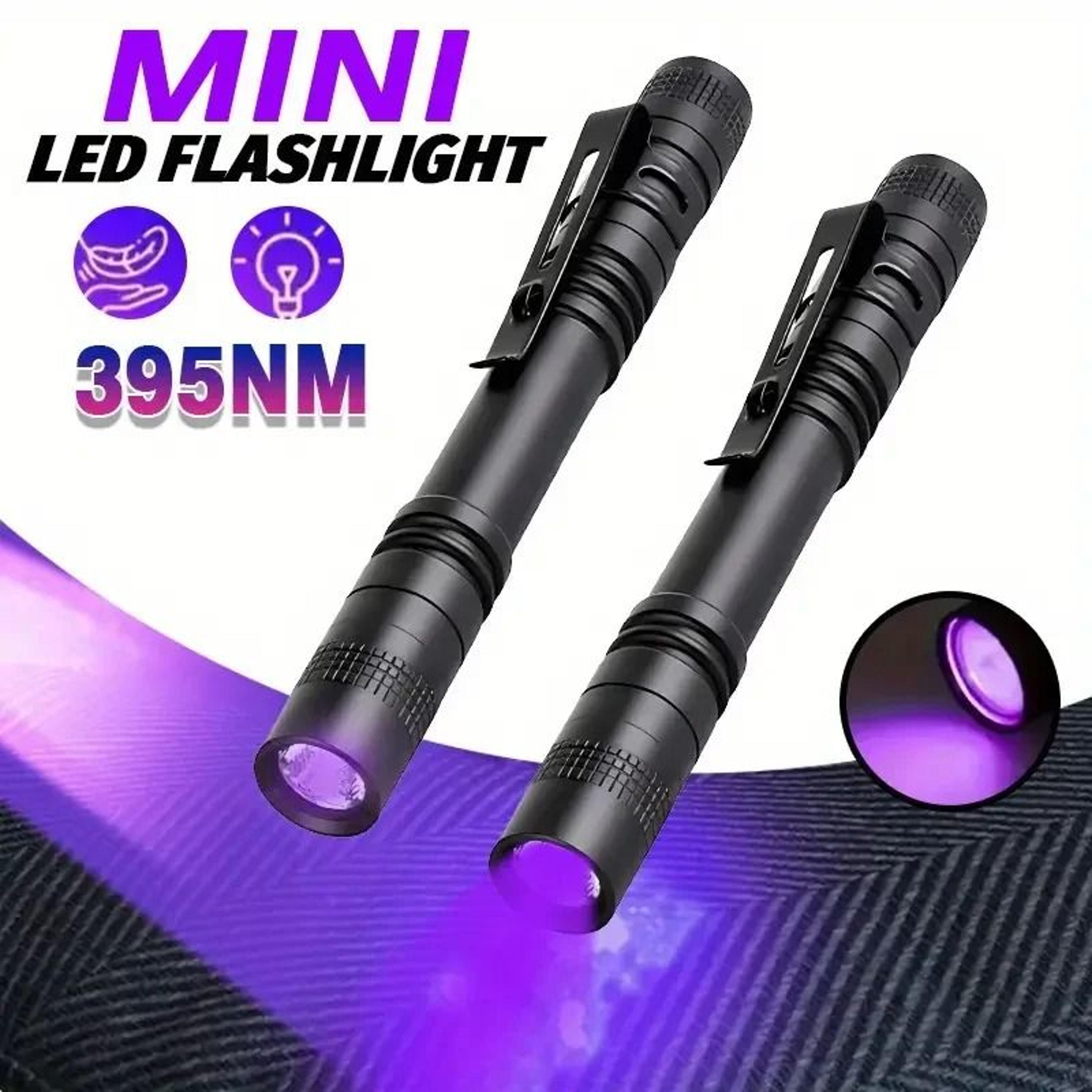 395nm uv ultraviolet mini pen light pro inspector