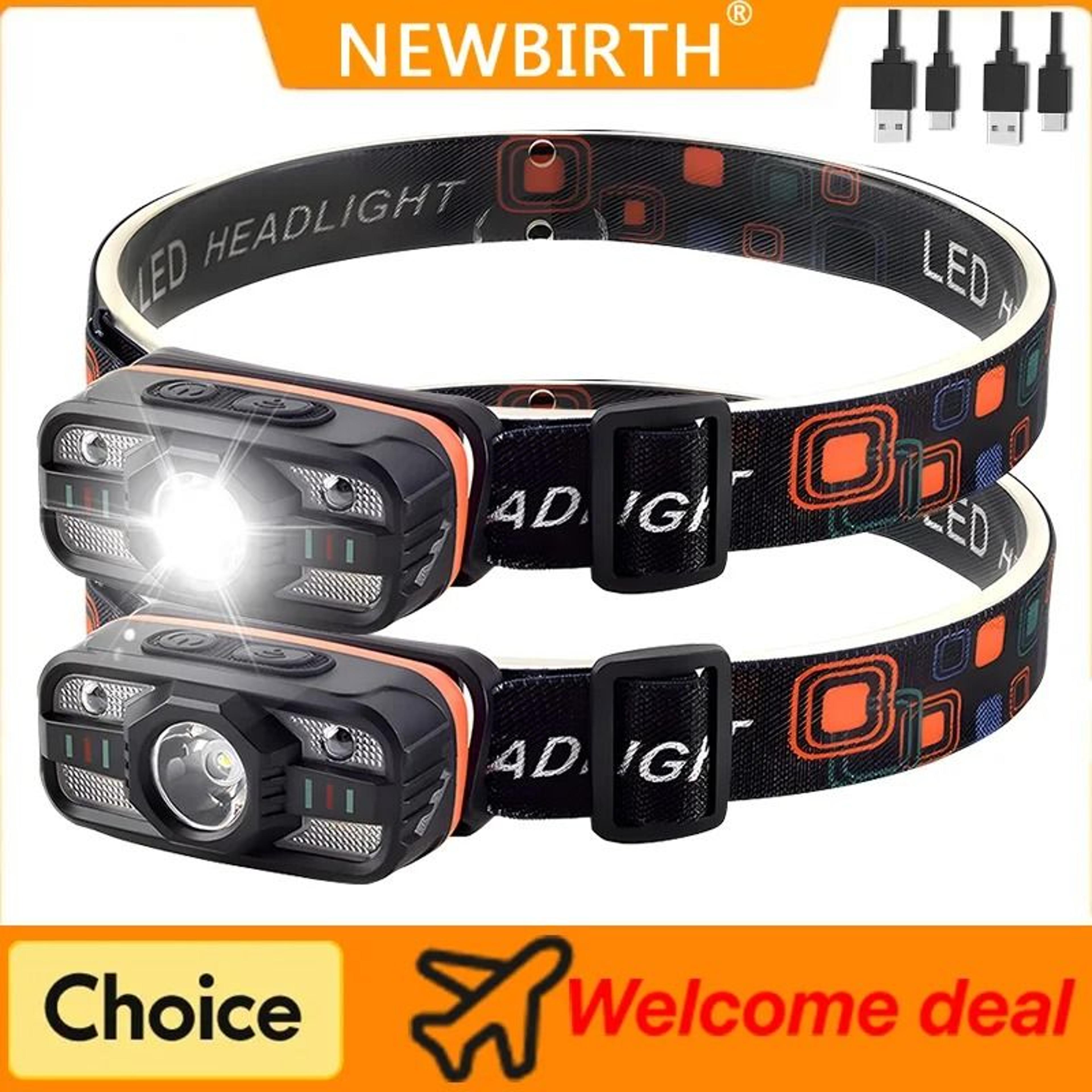high-intensity outdoor cob led rechargeable headlamp