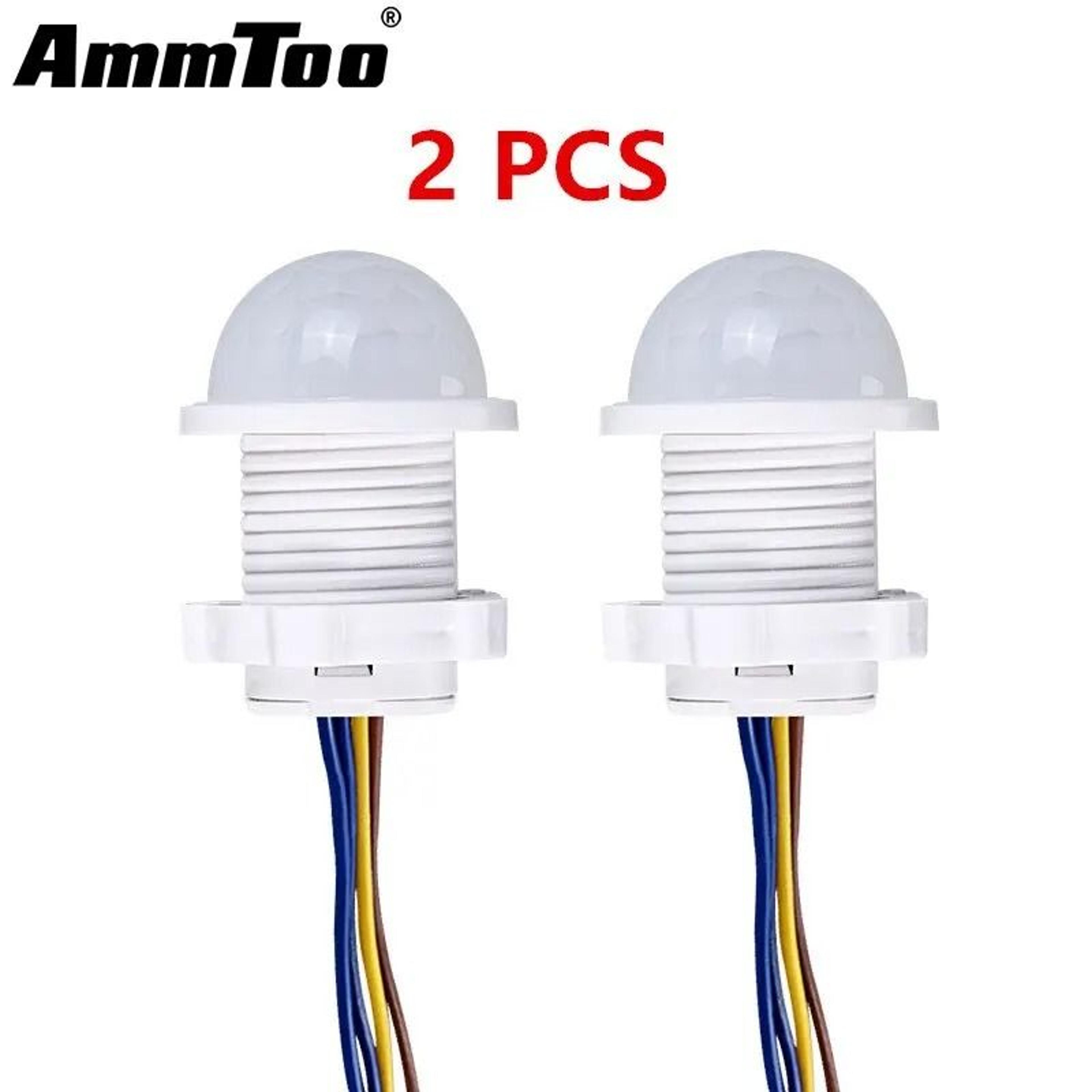 2-pack smart pir infrared body motion sensor switches