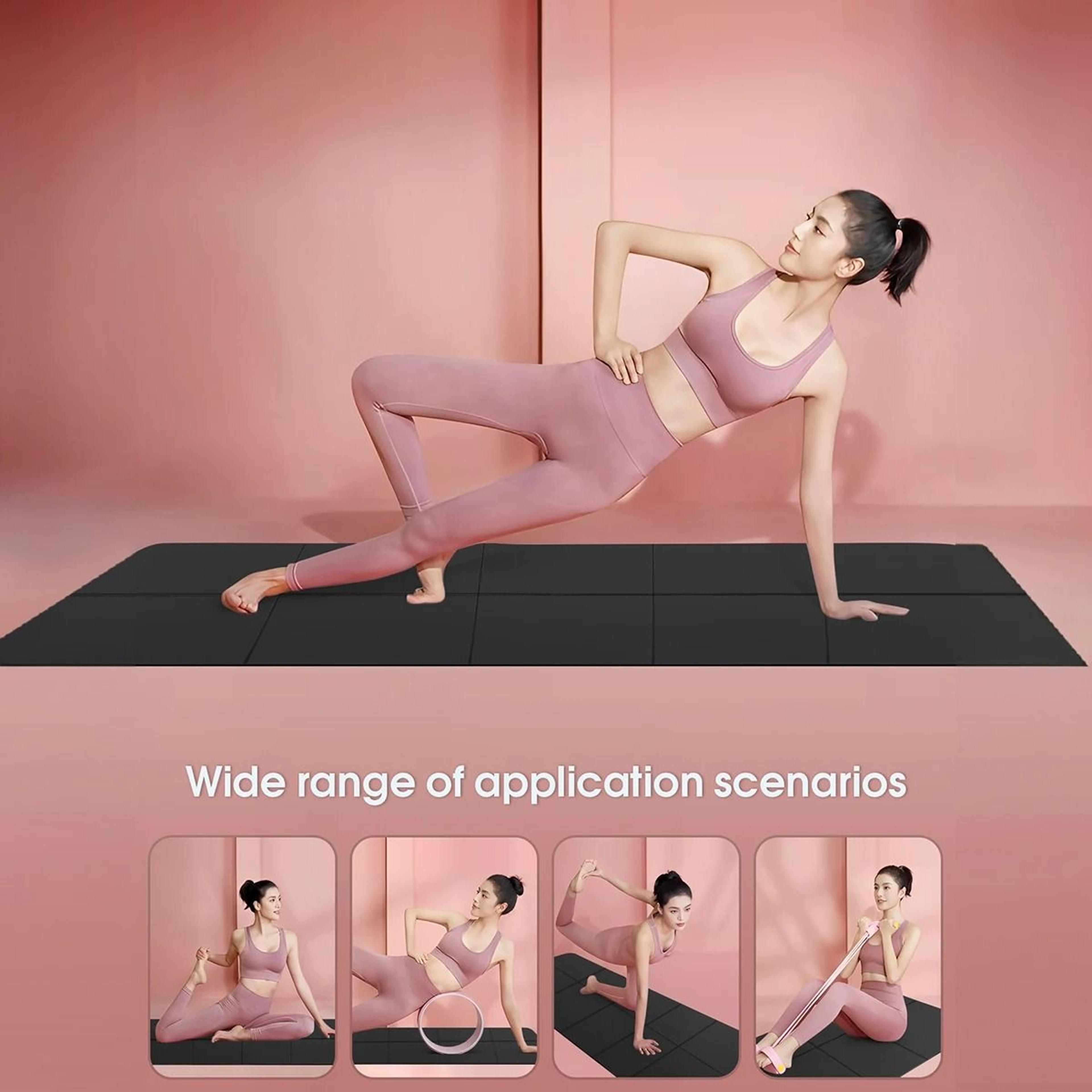 professional foldable eco-friendly eco-eva travel yoga mat