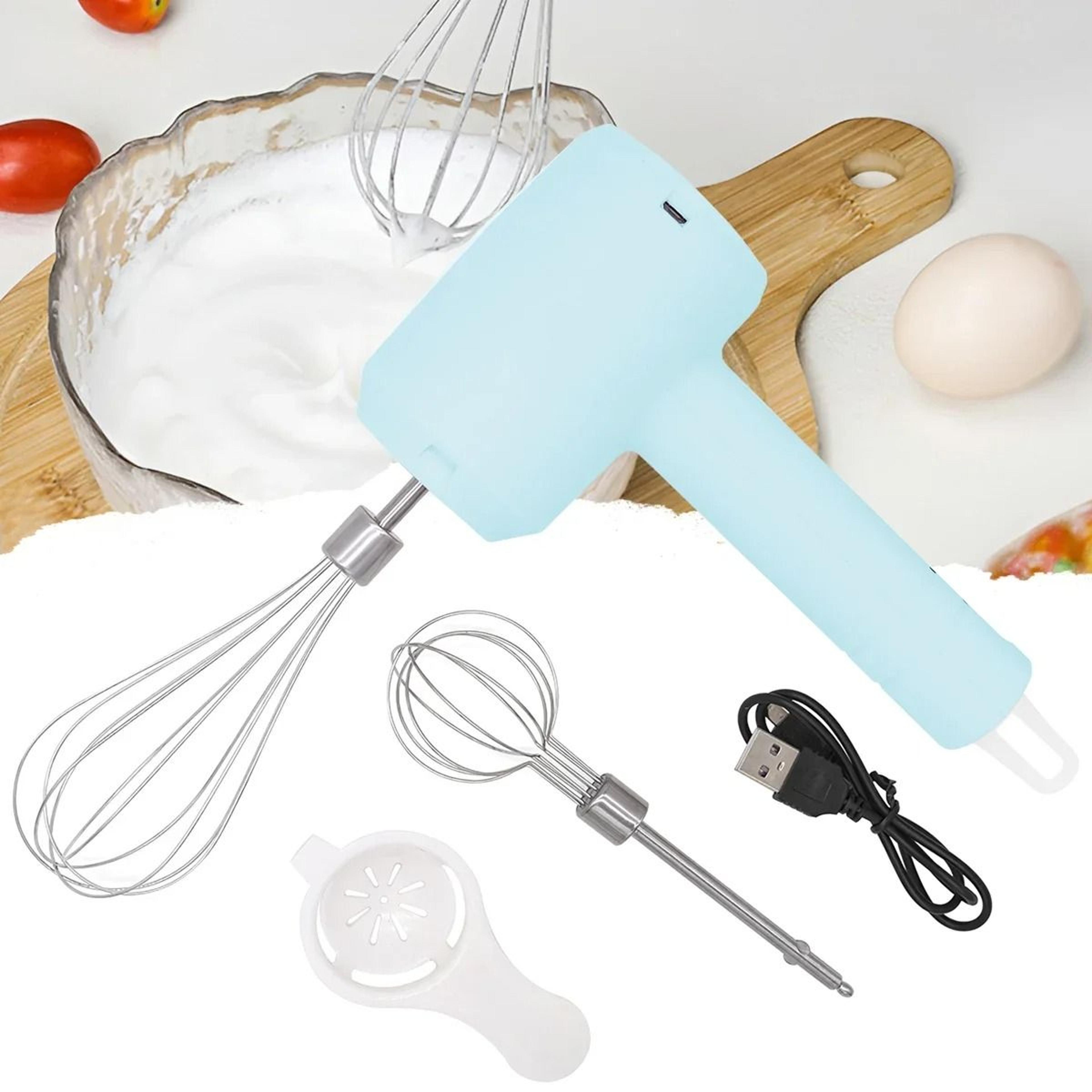 wireless handheld 3-speed electric cream whipper and egg whisk