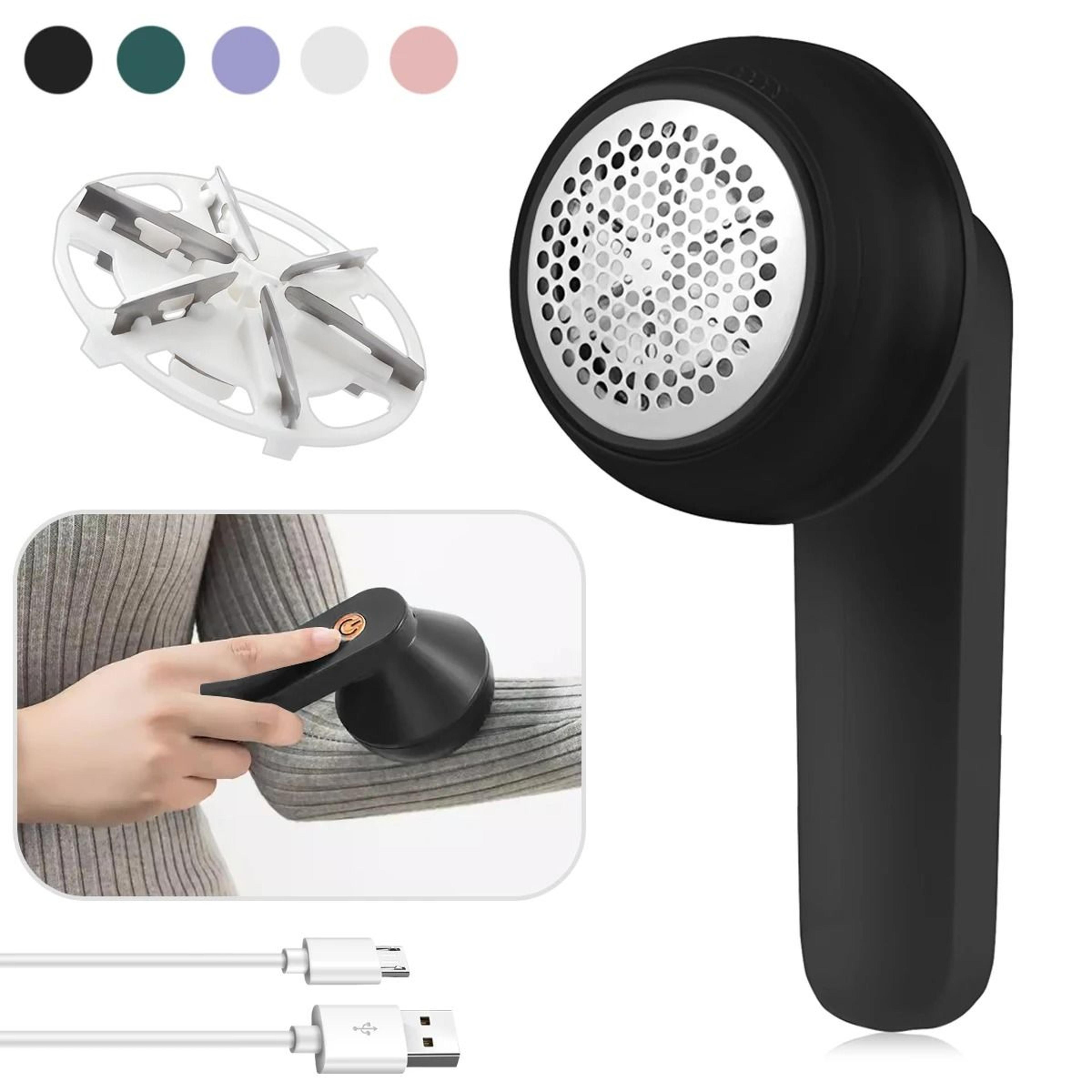 high-velocity usb rechargeable electric fabric shaver and fuzz remover
