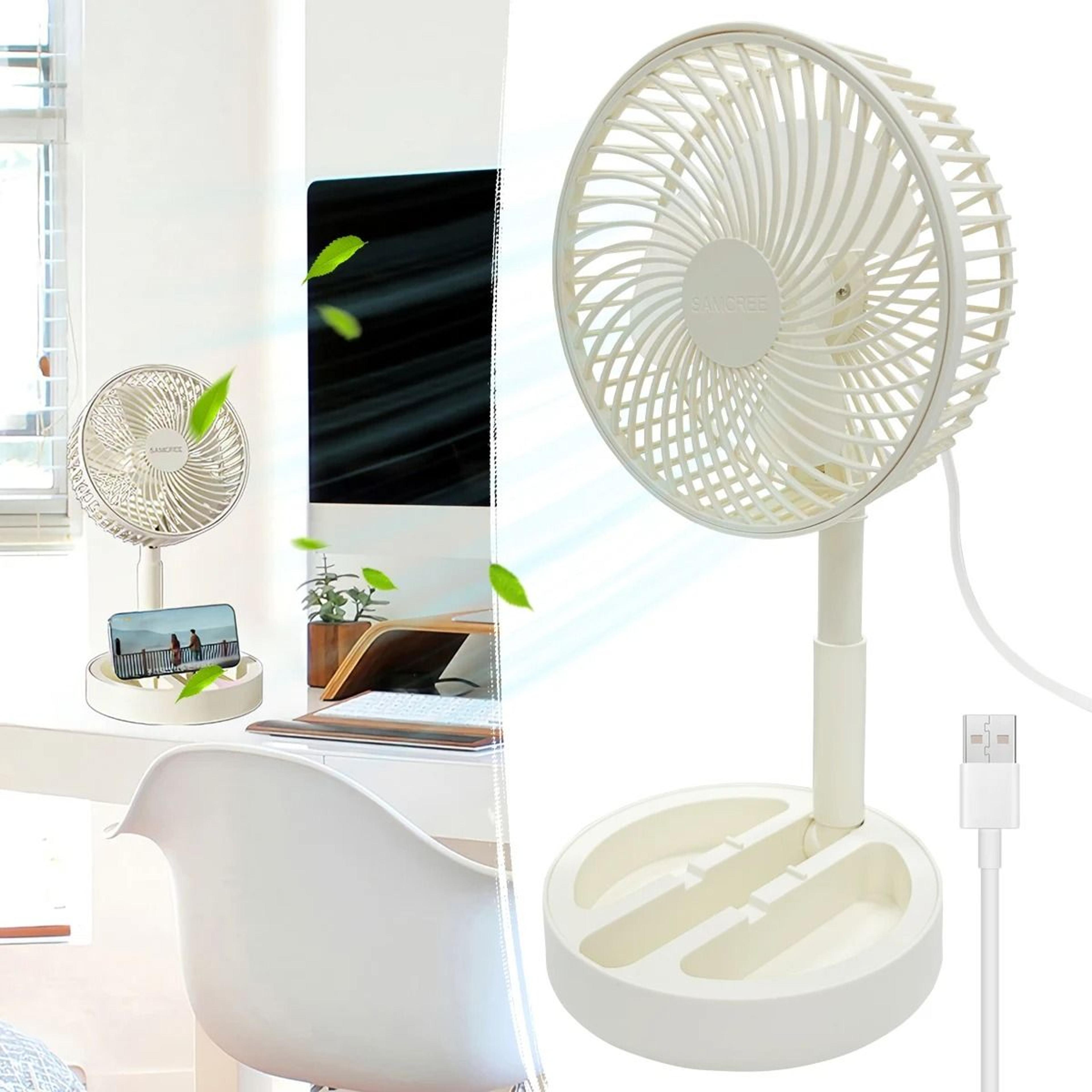 high-velocity usb direct-plug portable desktop air circulator fan