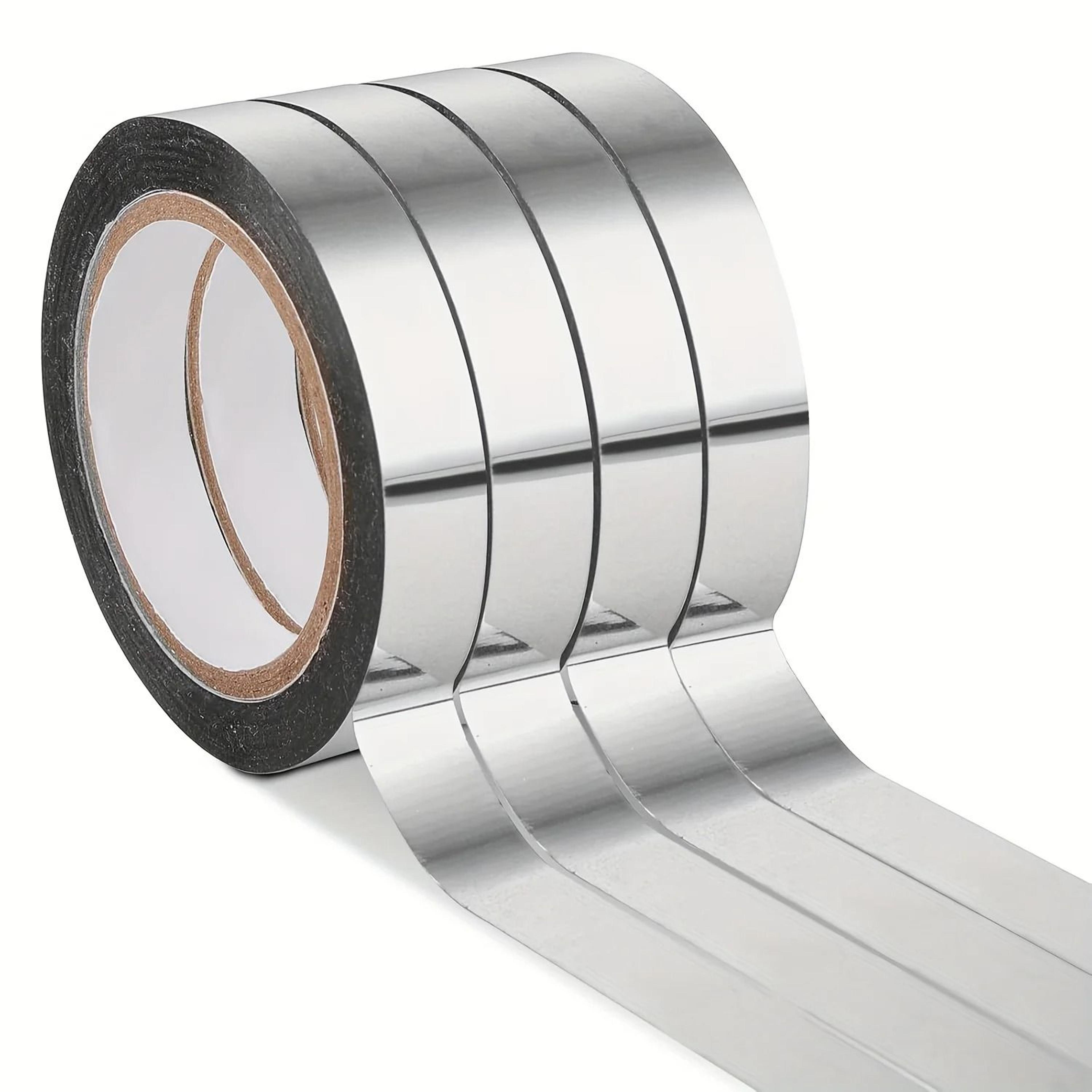 metallic silver mirror tape