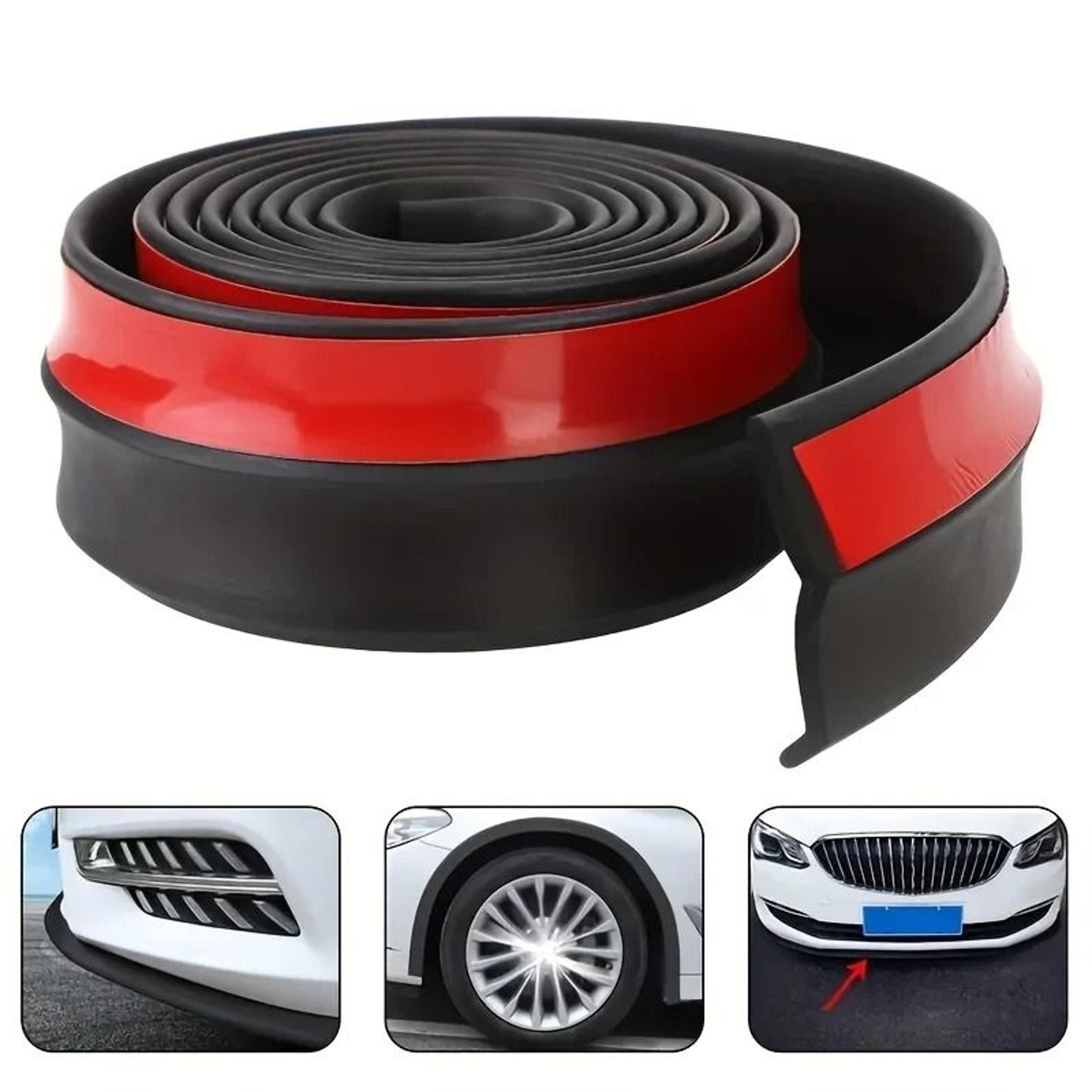 2.5-meter universal front bumper lip spoiler and protector strip