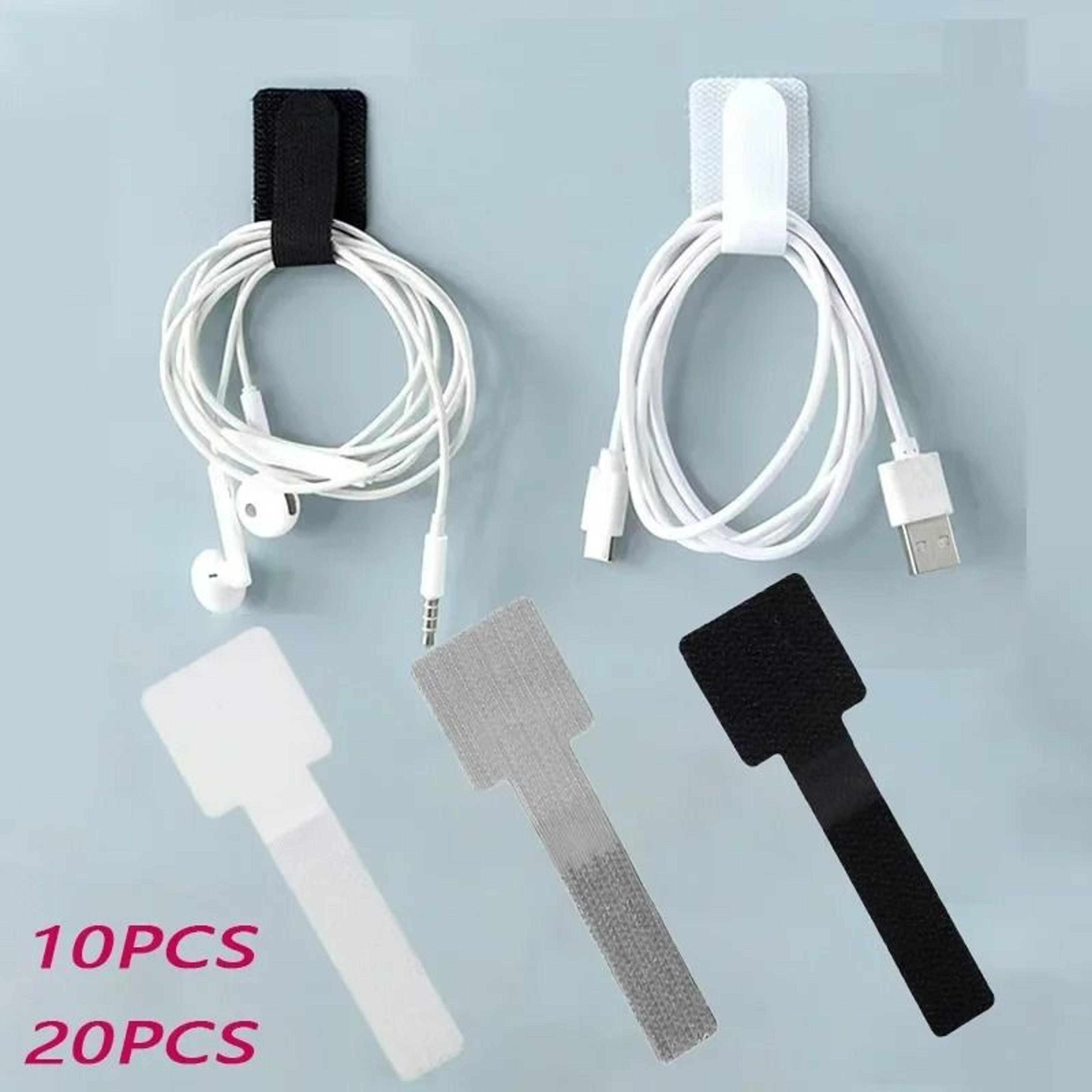 reusable self-adhesive adjustable cable organizer straps