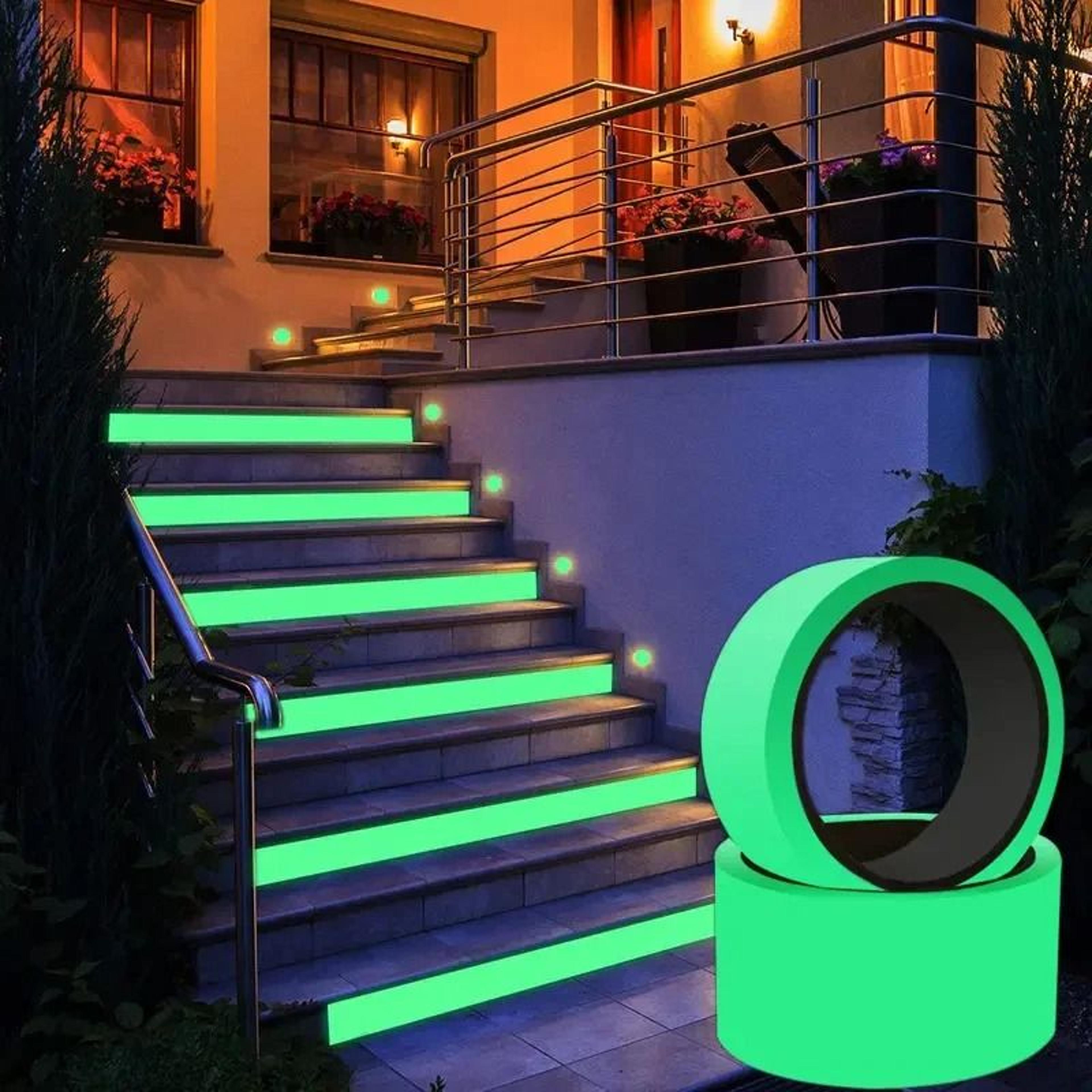 self-adhesive photoluminescent luminous safety warning tape
