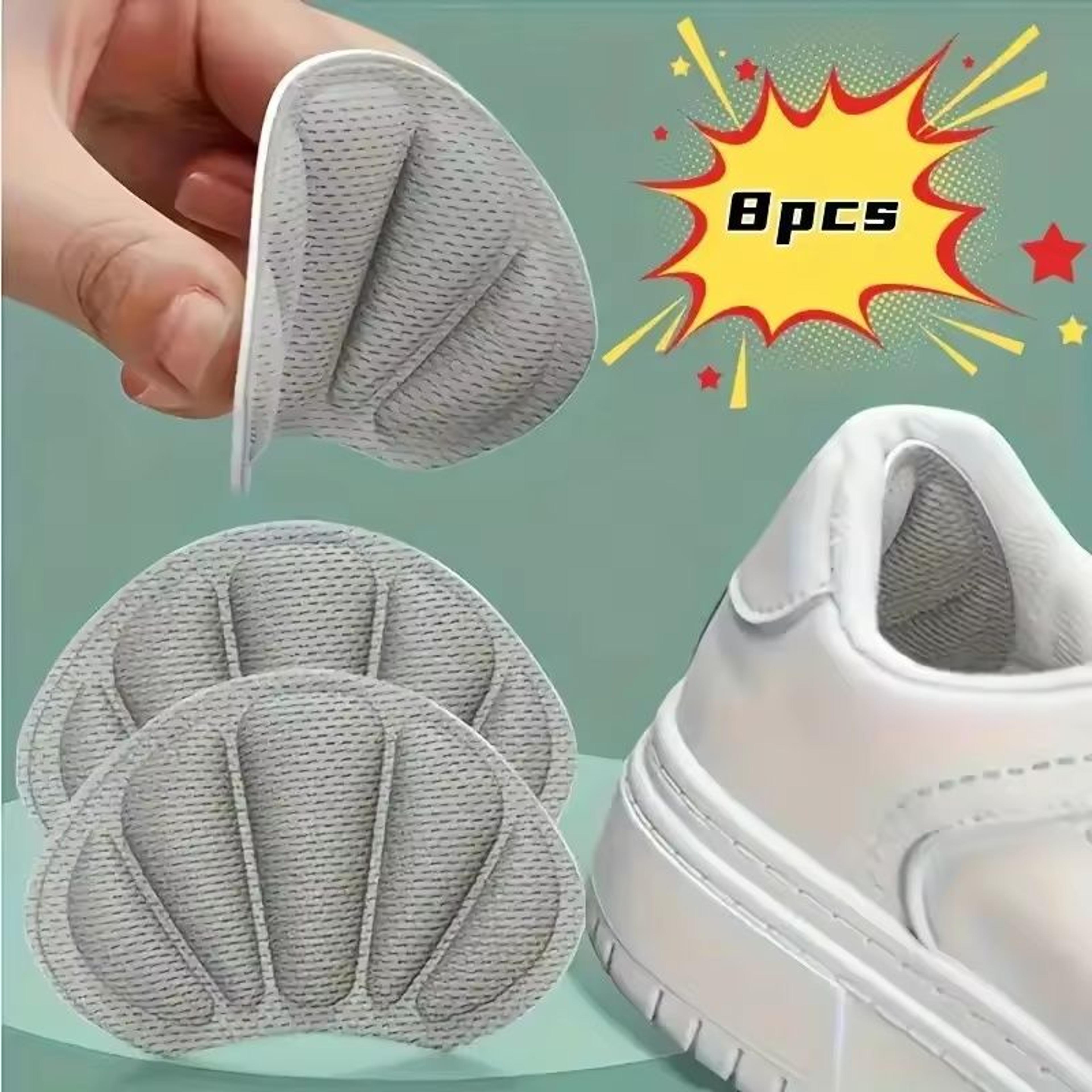 multi-groove anti-wear cushioning heel pads