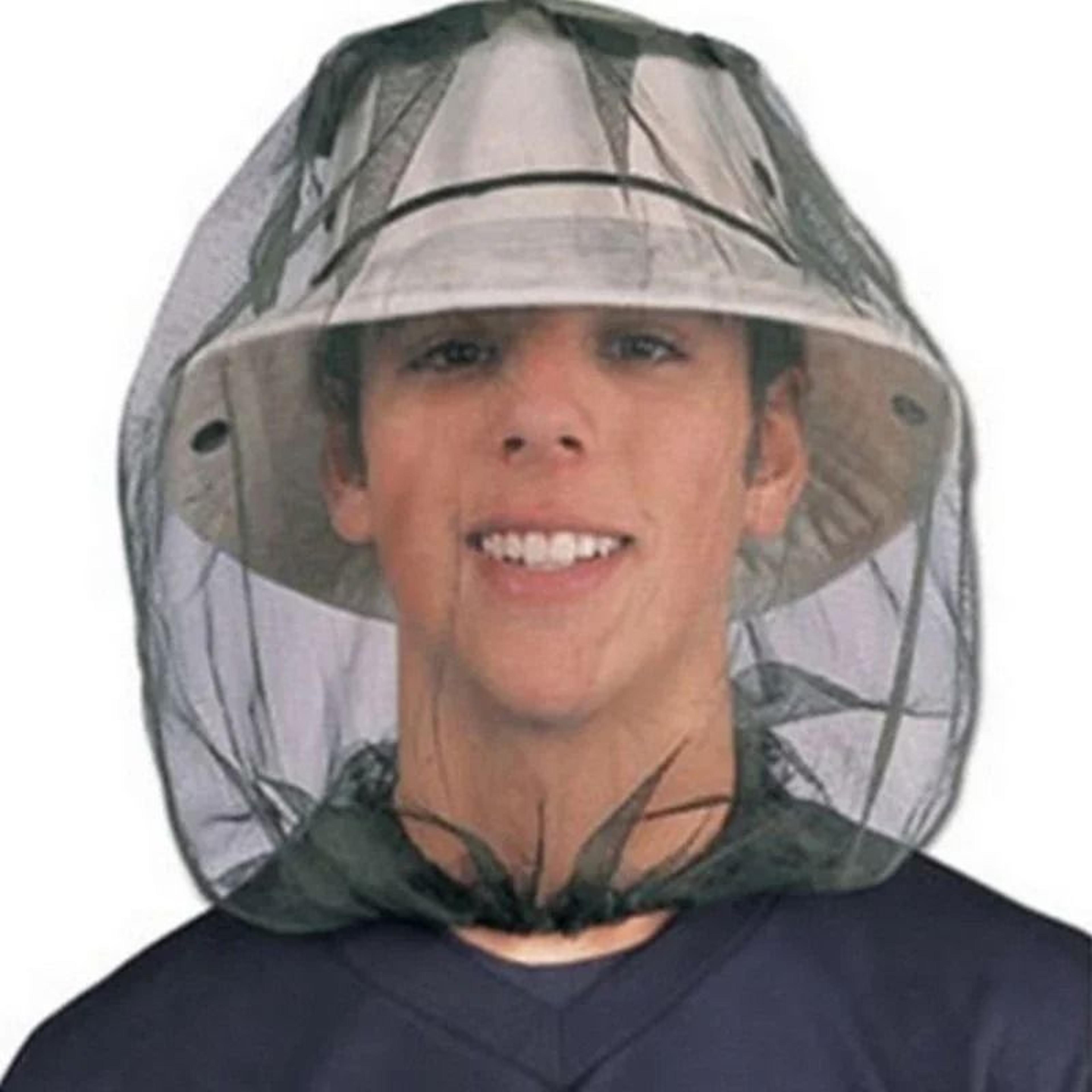 outdoor anti-mosquito fishing cap with breathable mesh face net