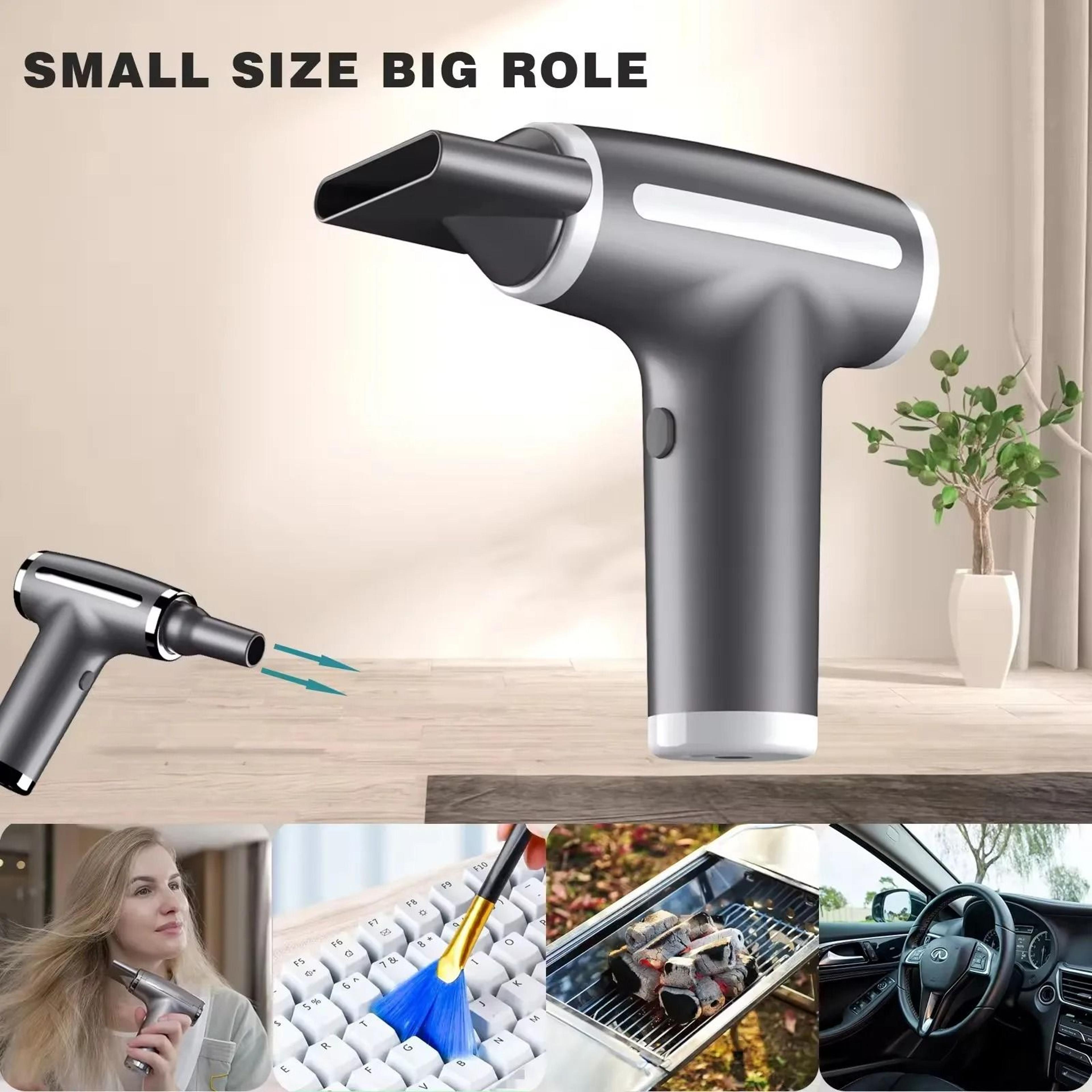 wireless high-power multifunctional usb hair dryer & dust blower