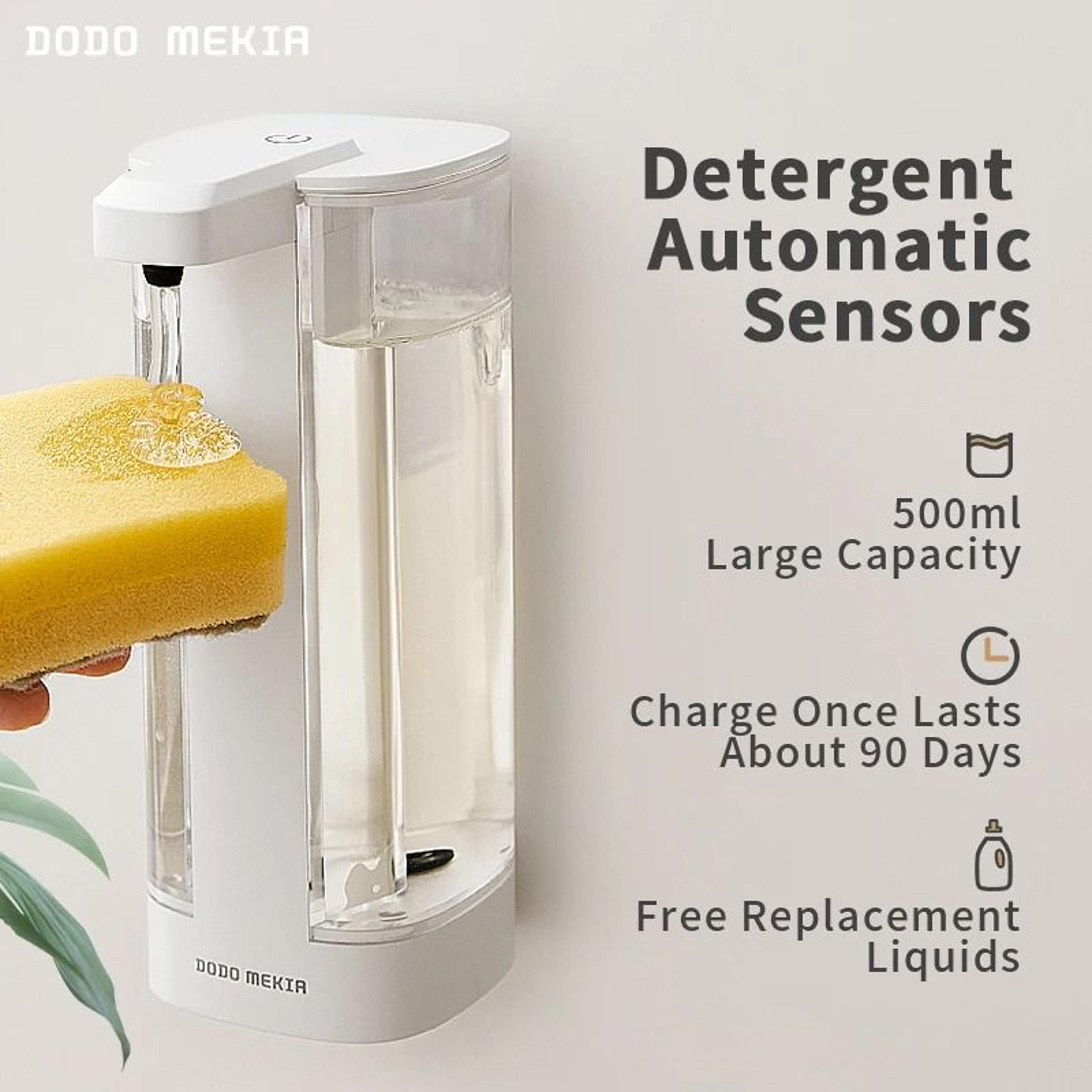 intelligent automatic dishwashing & sanitizer sensor dispenser