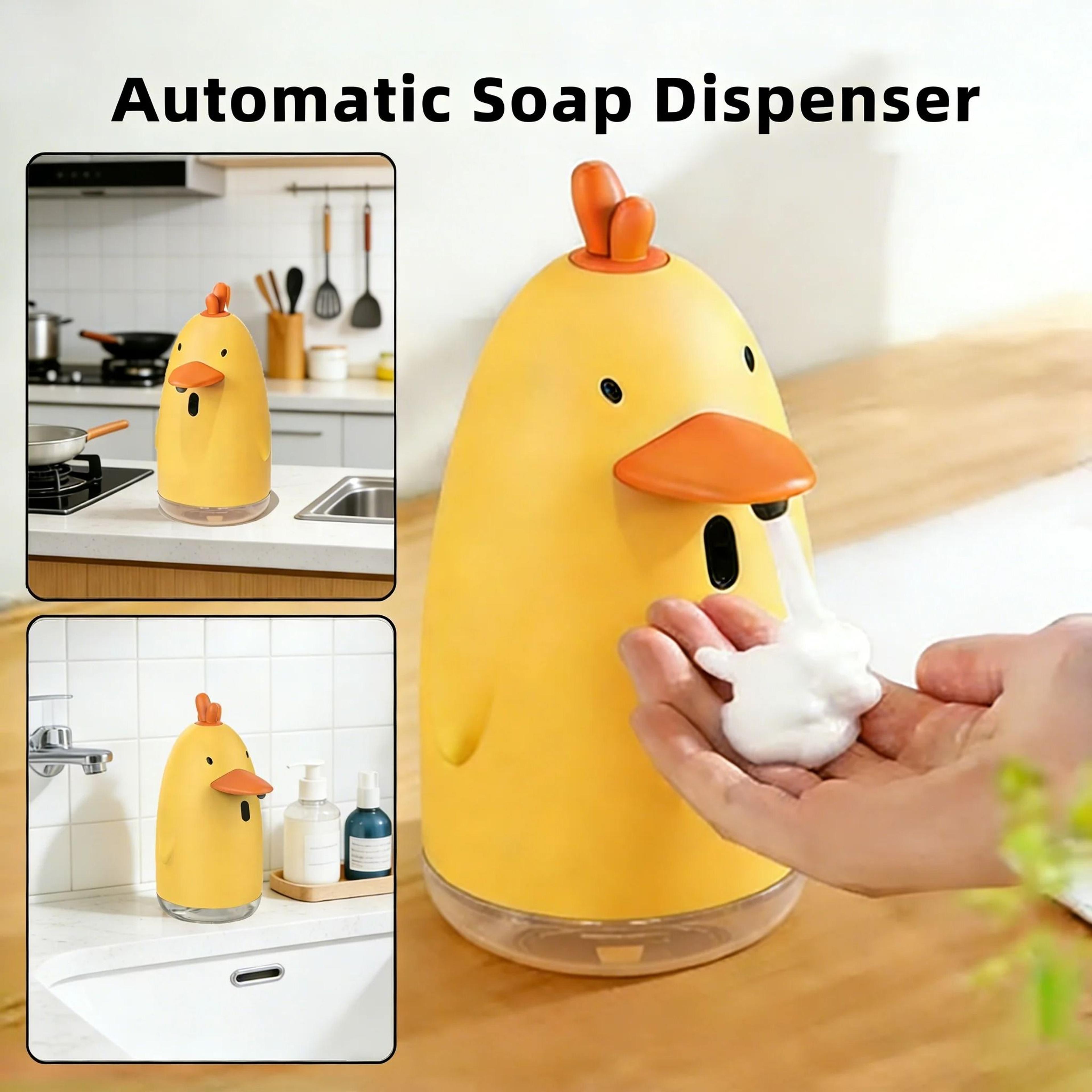 cute duckling 300ml automatic touchless foam soap dispenser