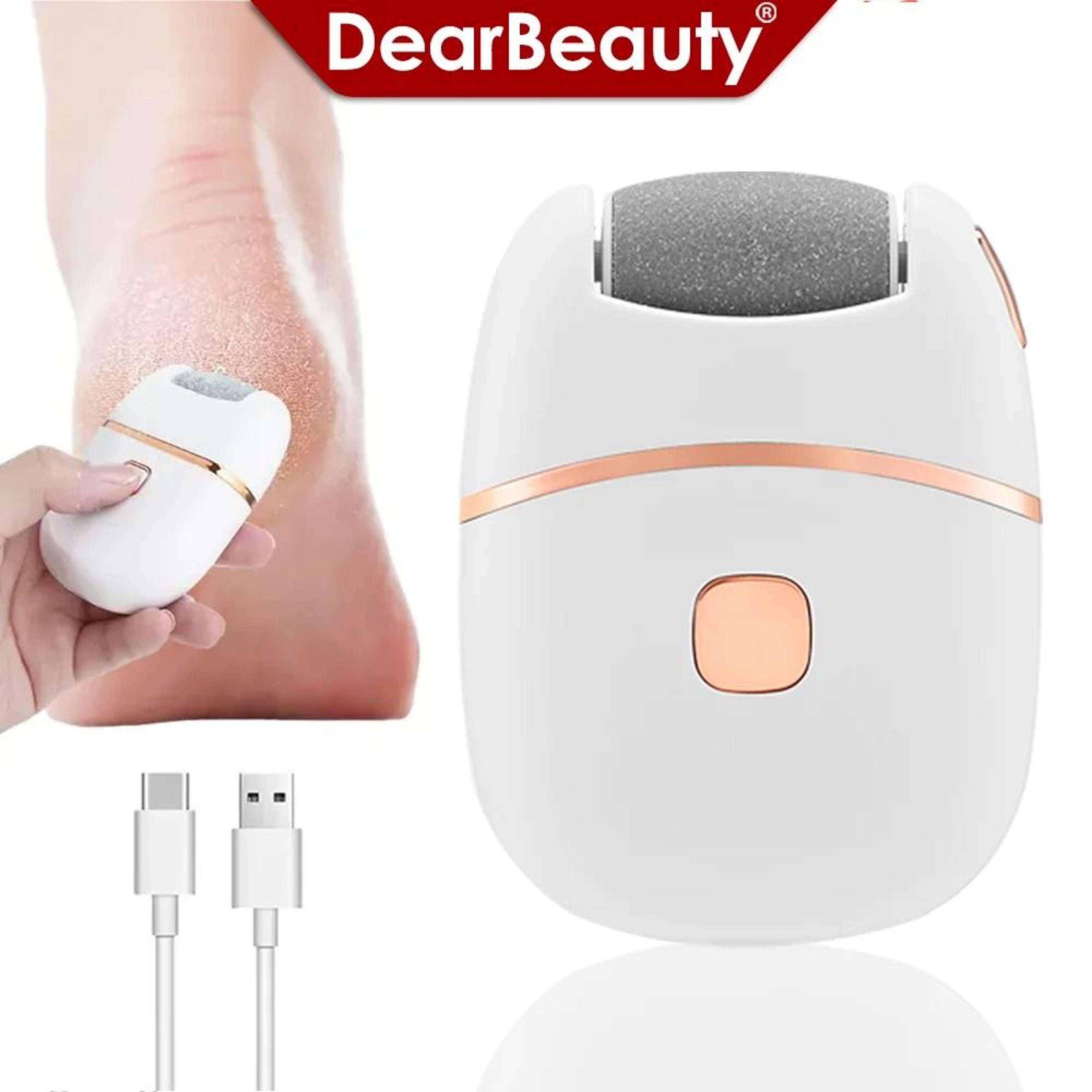 portable rechargeable electric foot grinder & ergonomic callus file