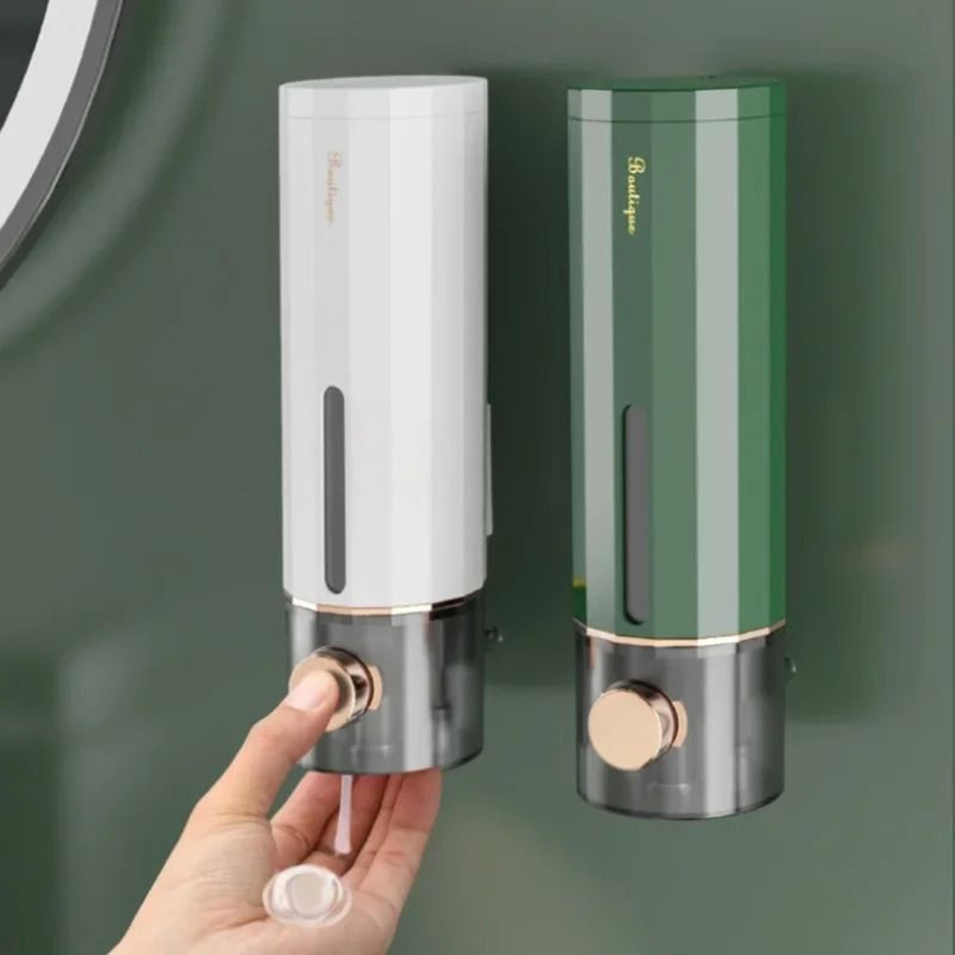 450ml manual wall-mounted streamlined bathroom soap dispenser