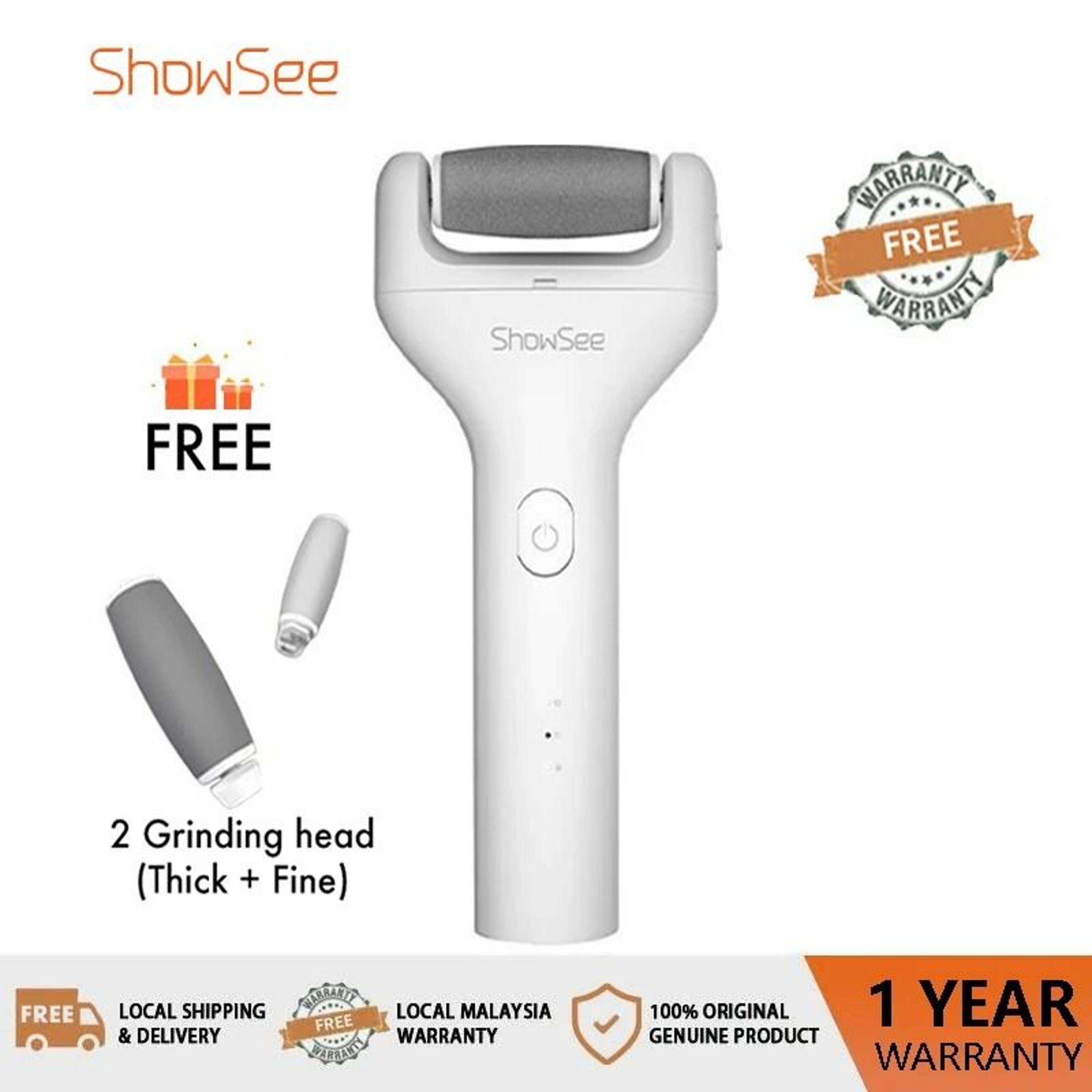 showsee electric foot file for heels b1-w