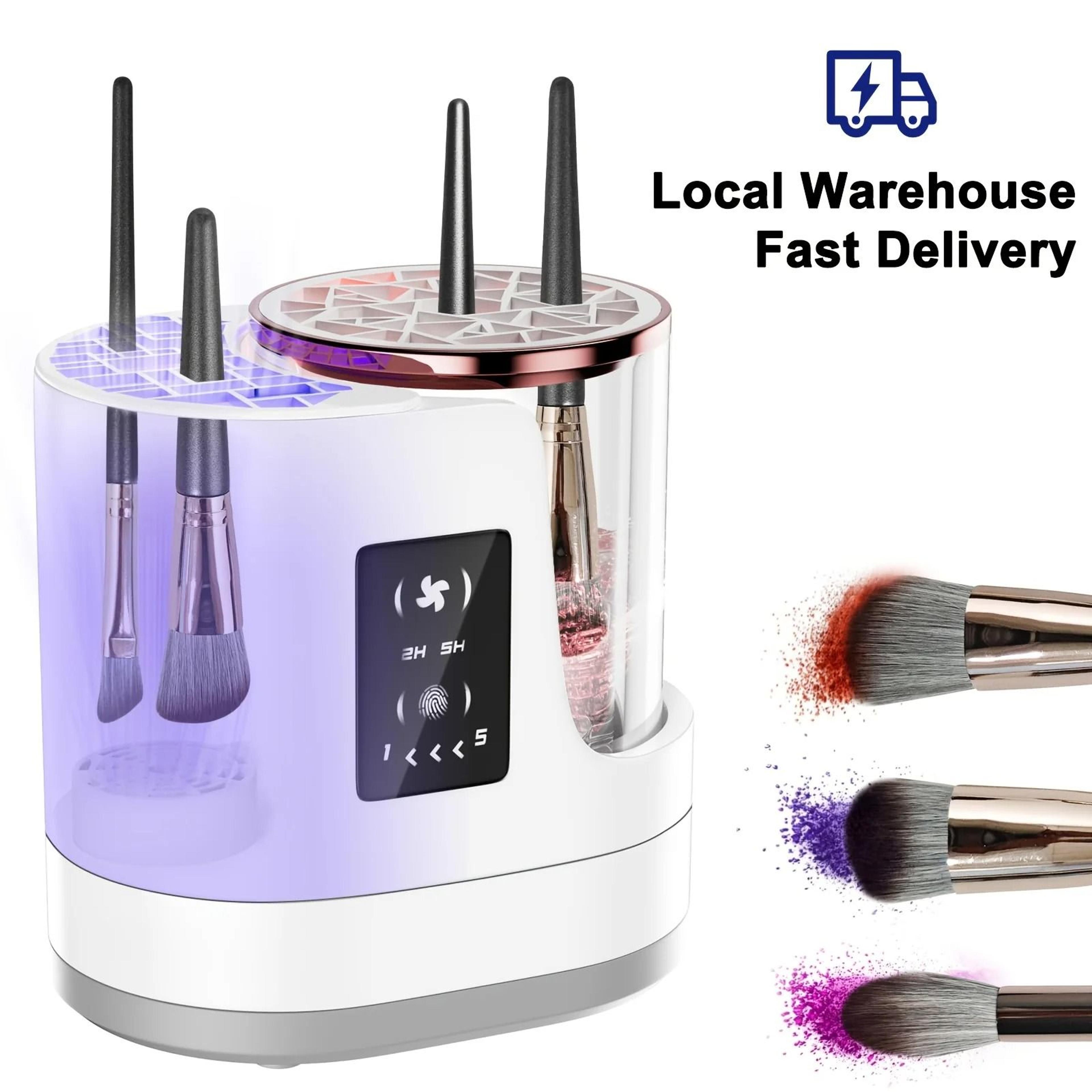 3-in-1 fully automatic electric makeup brush cleaner & quick-dryer