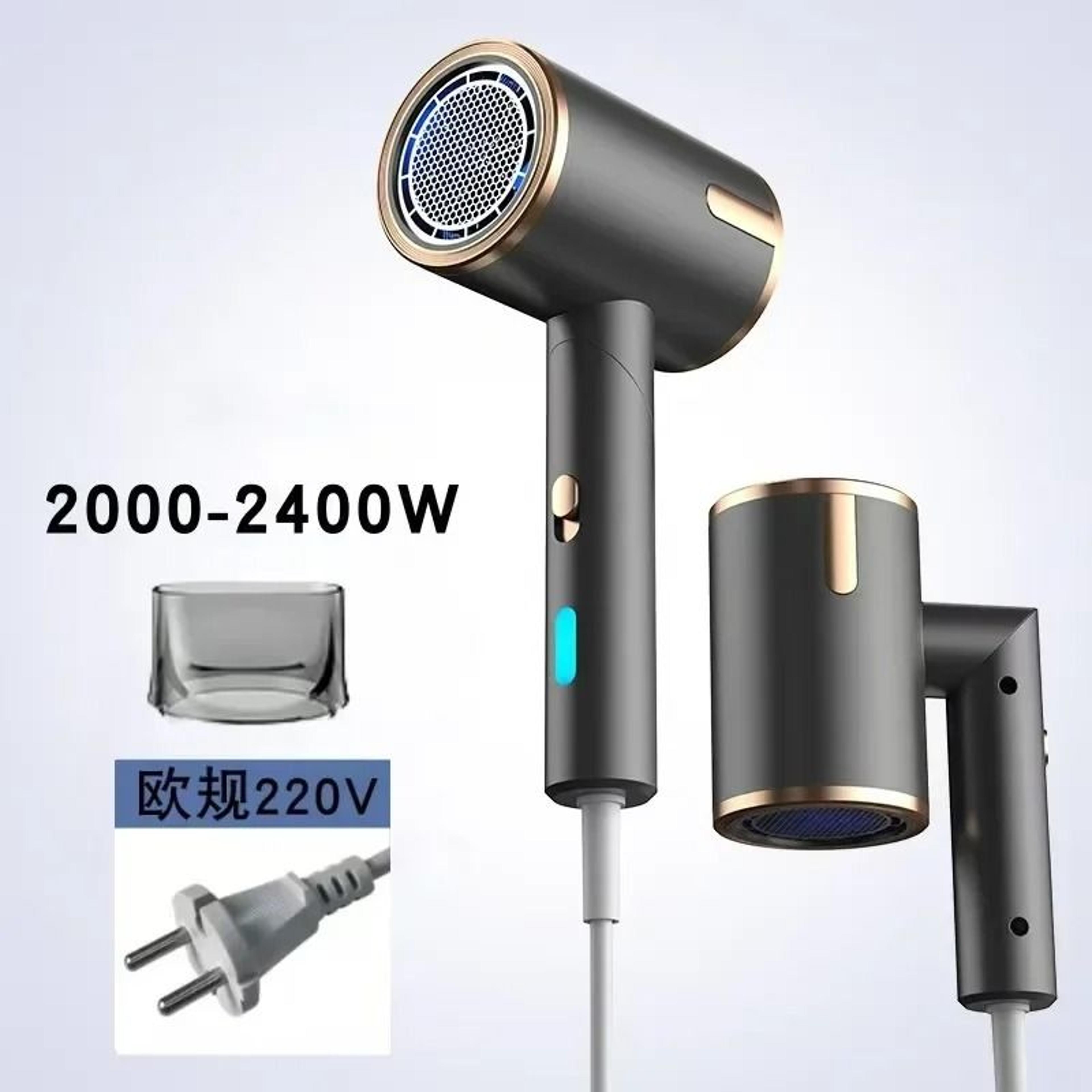 2400w high-power foldable silent hair dryer