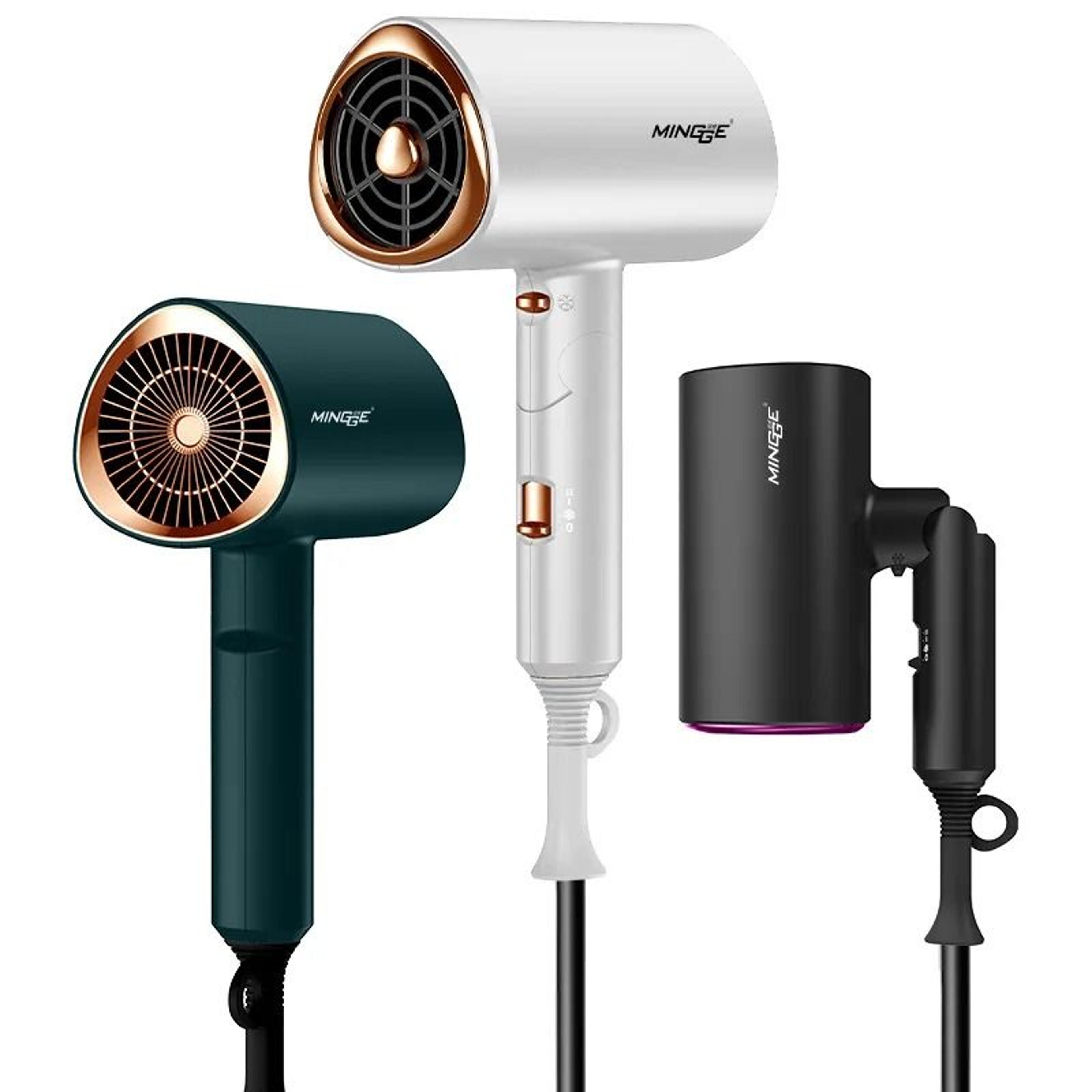 popular 1800w foldable blue light negative ion hair dryer